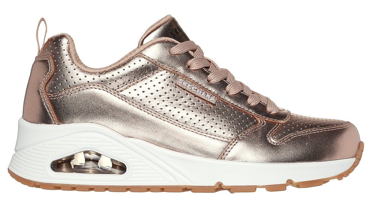 Skechers Uno - Metallixs Sneaker Keilsneaker, Plateausneaker, Schnürschuh mit Skech-Air
