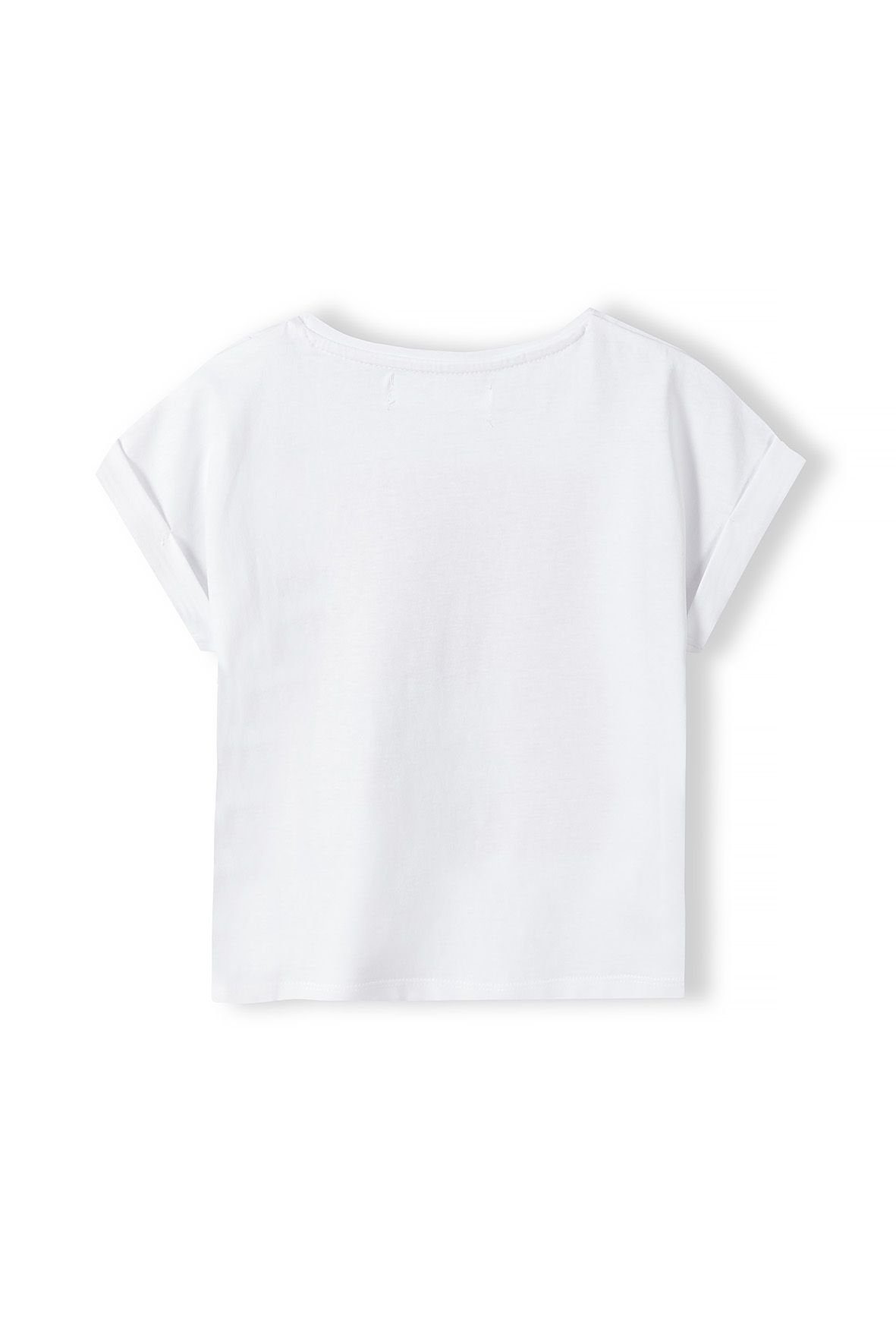 Weiß mit T-Shirt Modisches (1y-8y) Aufdruck T-Shirt MINOTI