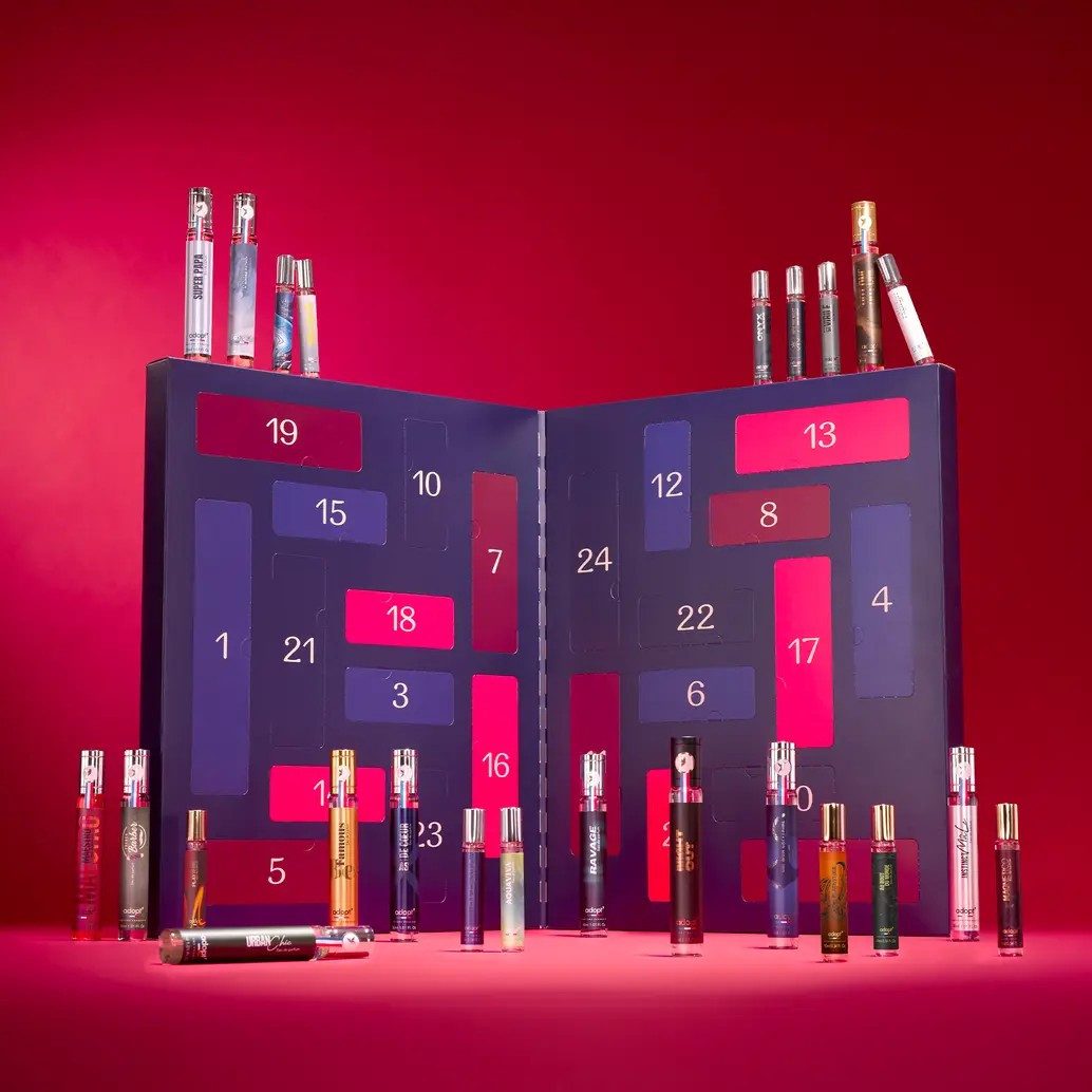 adopt Adventskalender Parfum für Männer, 24 Eau de Parfums, Made in France (Set), 12 × 10 ML + 12 × 30 ML – Bild 2 von 3