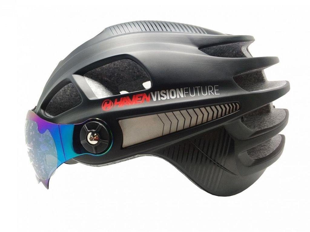 Fahrradhelm VISION FUTURE, Fahrrad Helm aufklappbares Visier