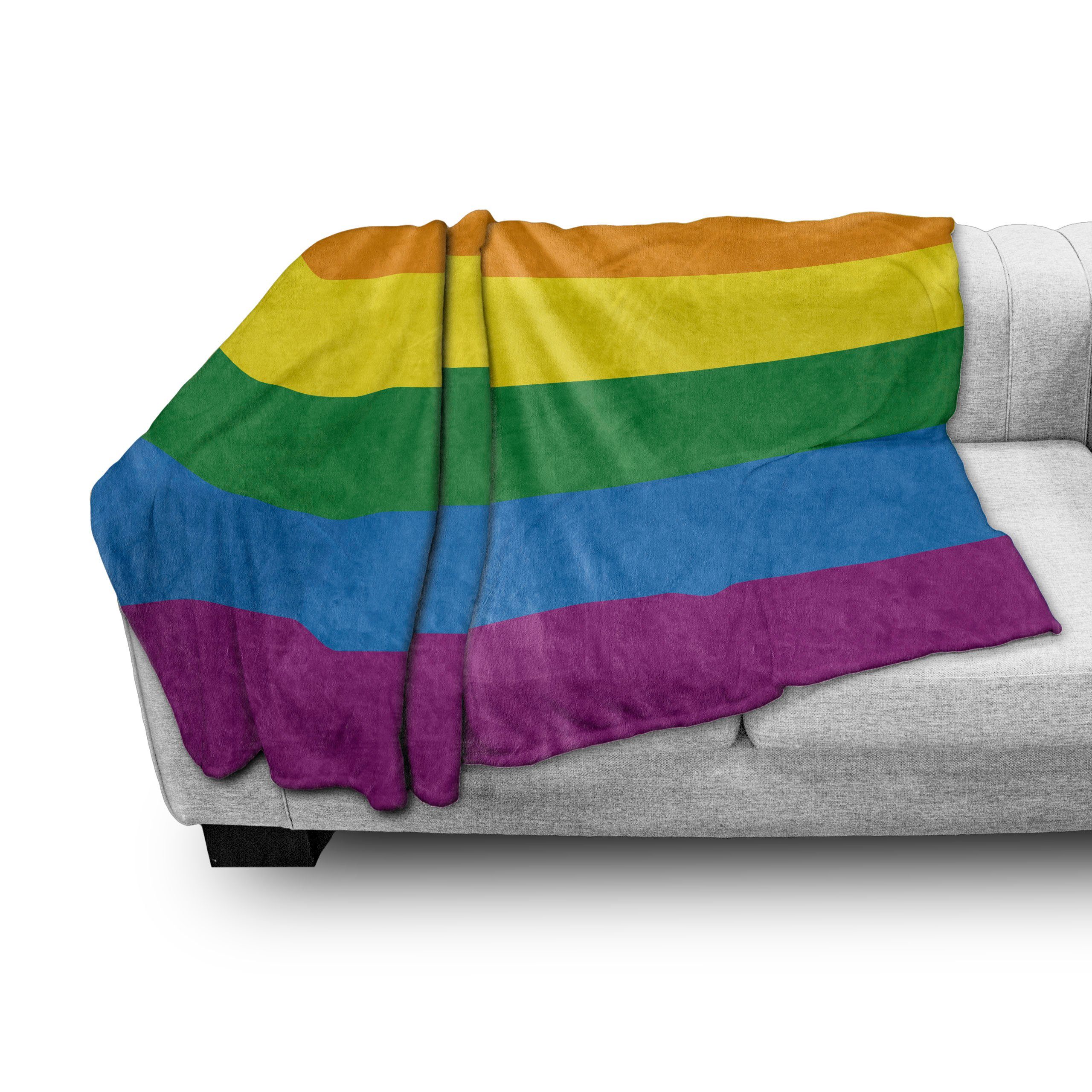Flagge Gemütlicher Homosexuell Freiheit Regenbogen und Innen- Parade den Wohndecke Außenbereich, Plüsch für Abakuhaus,
