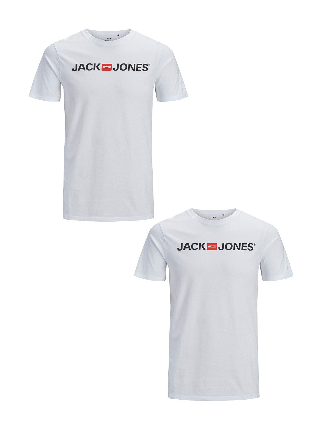 Jack & Jones T-Shirt 2er-SET Kurzarm günstig online kaufen