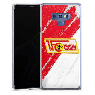 DeinDesign Handyhülle Offizielles Lizenzprodukt 1. FC Union Berlin Logo, Samsung Galaxy Note 9 Slim Case Silikon Hülle Ultra Dünn Schutzhülle