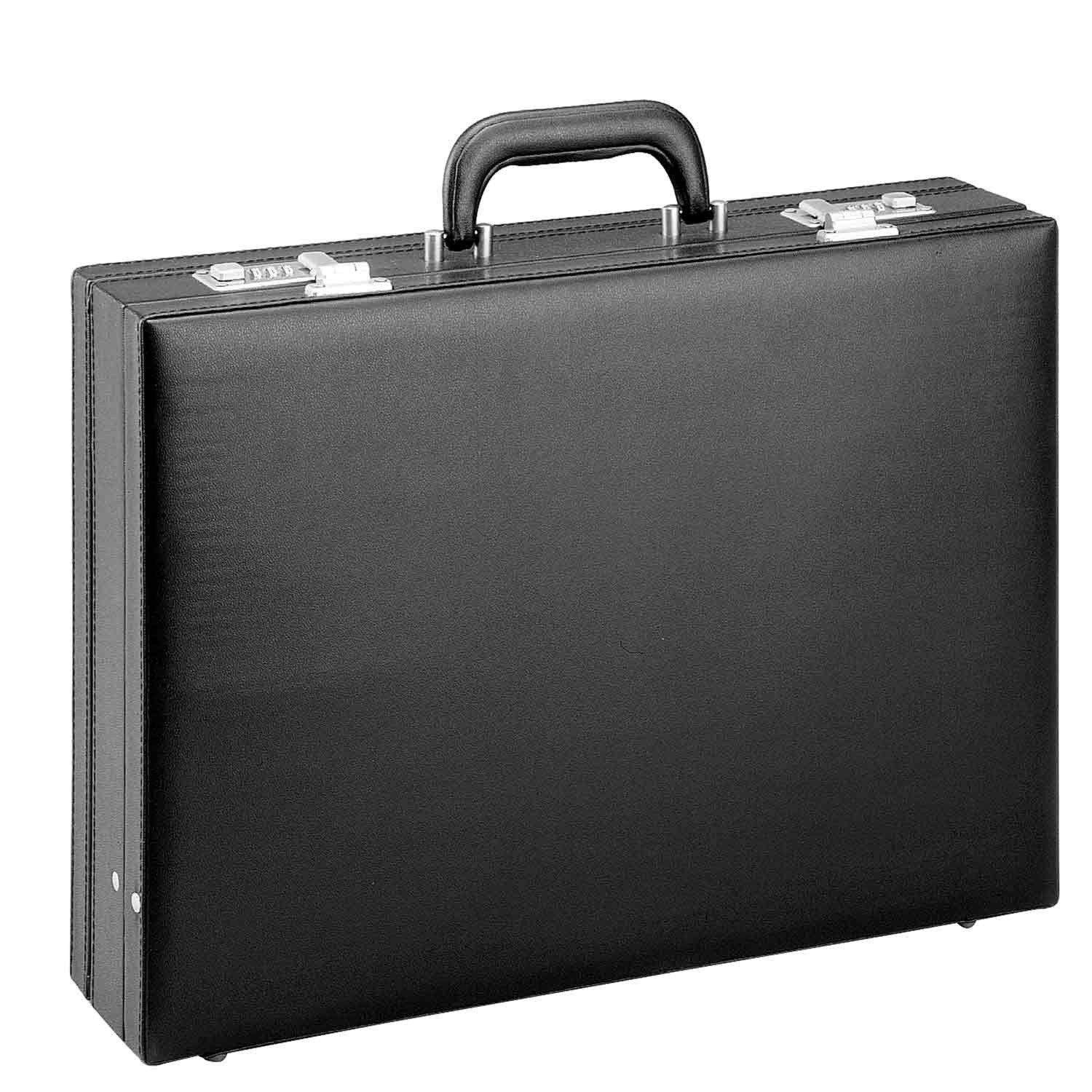 d & n Lederwaren Umhängetasche d & n Lederwaren Aktenkoffer schwarz (1, 1-tlg., 1)