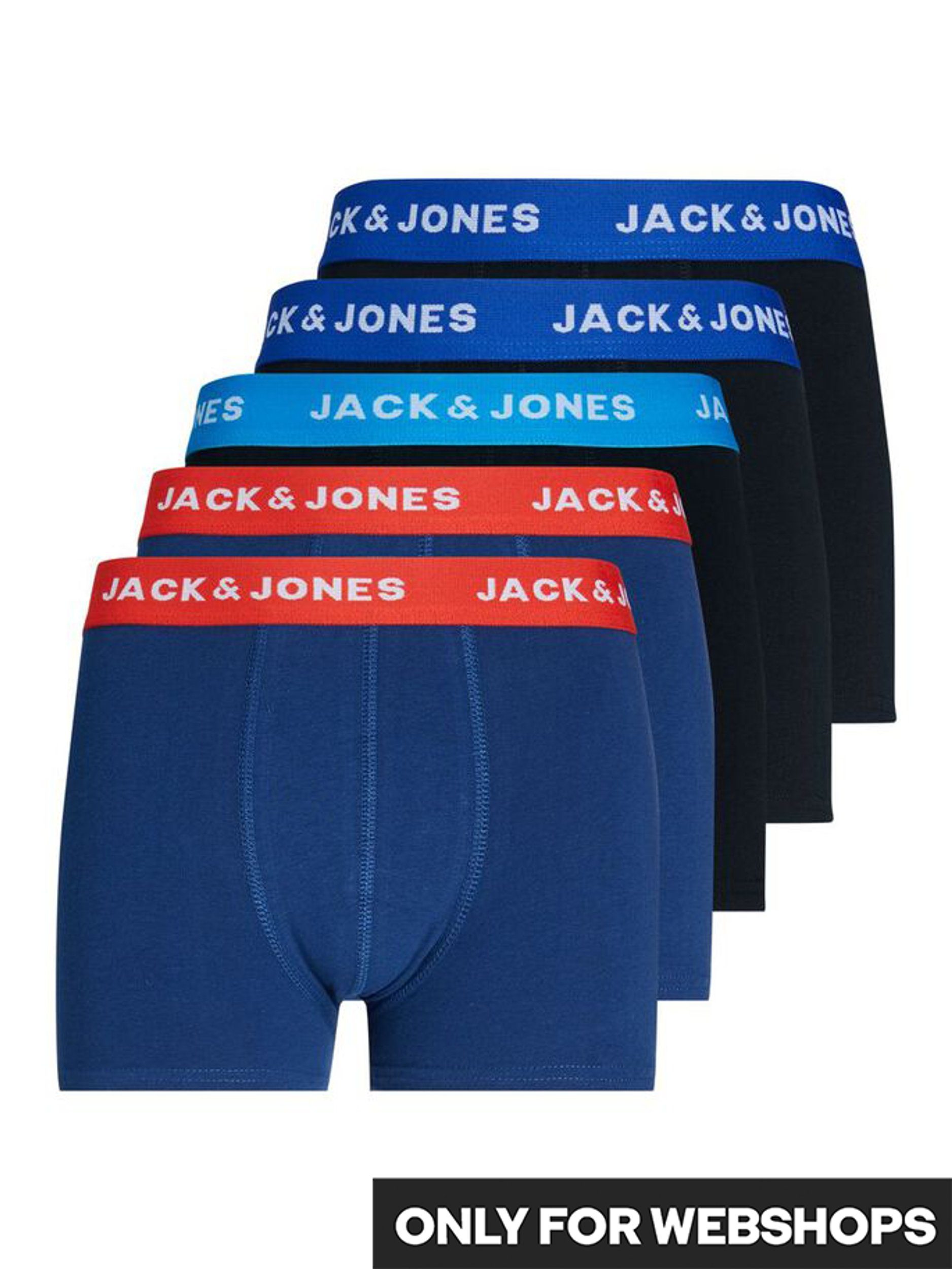 Jack & Jones Junior Boxershorts JACLEE TRUNKS 5 PACK NOOS JNR (Packung, 5-St)