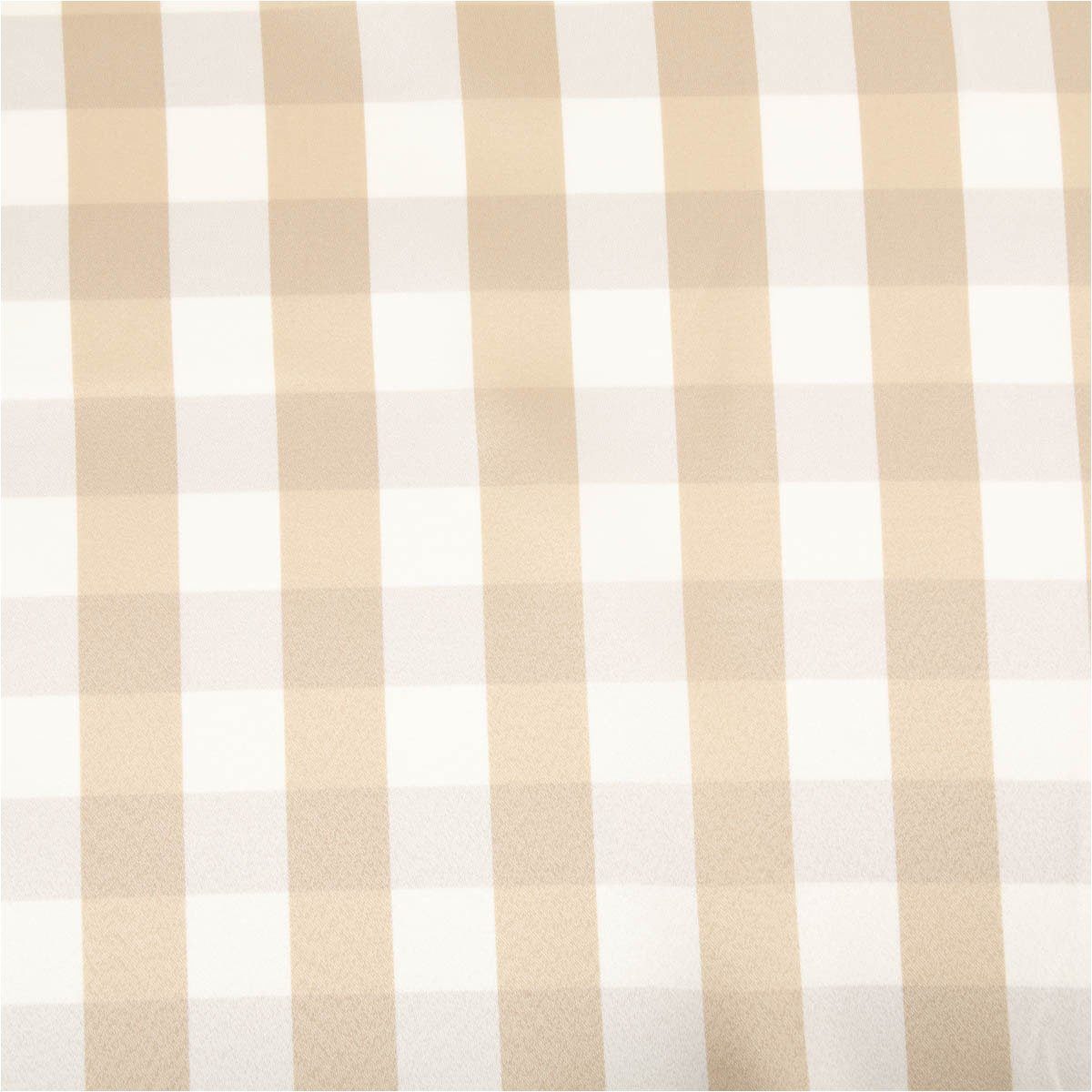 SCHÖNER LEBEN. Stoff Dekostoff Karos weiß 140cm Breite, made in Germany