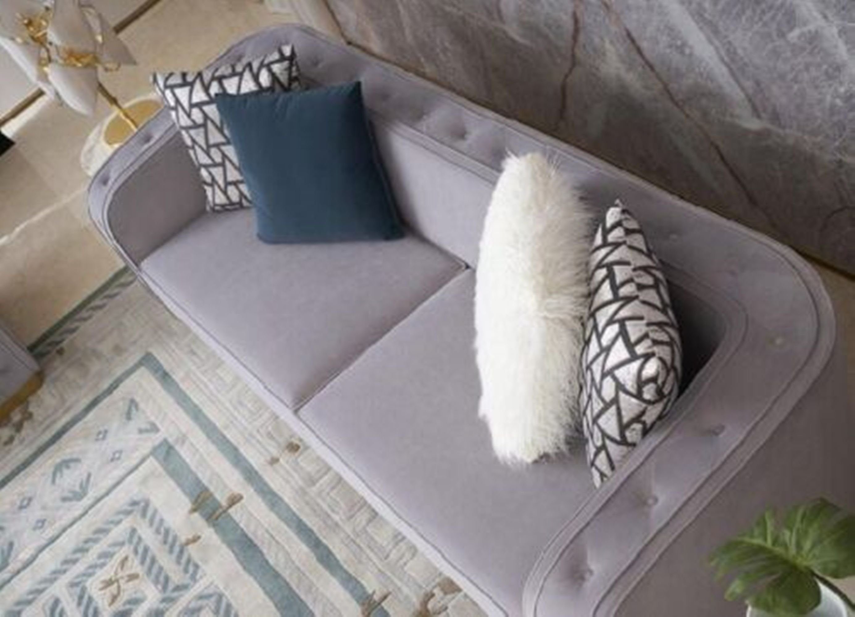 mit luxus JVmoebel Sofa Edelstahlfüßen Europe Couchgarnitur Moderne Made in Sofas,