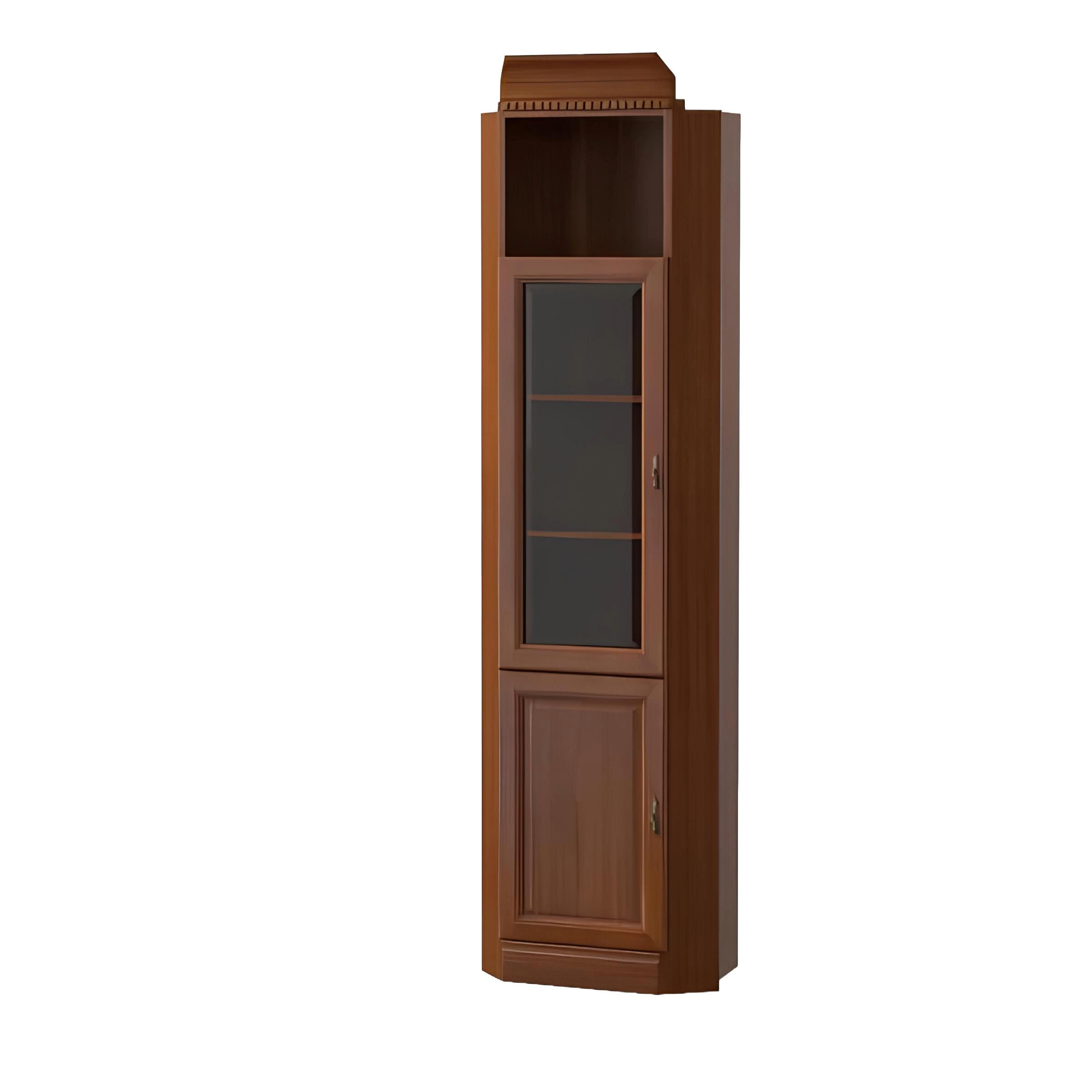 Xlmoebel Eckvitrine Glasvitrine mit elegantem Design zur stilvollen Präsentation (Eckvitrine) Hergestellt in Europa