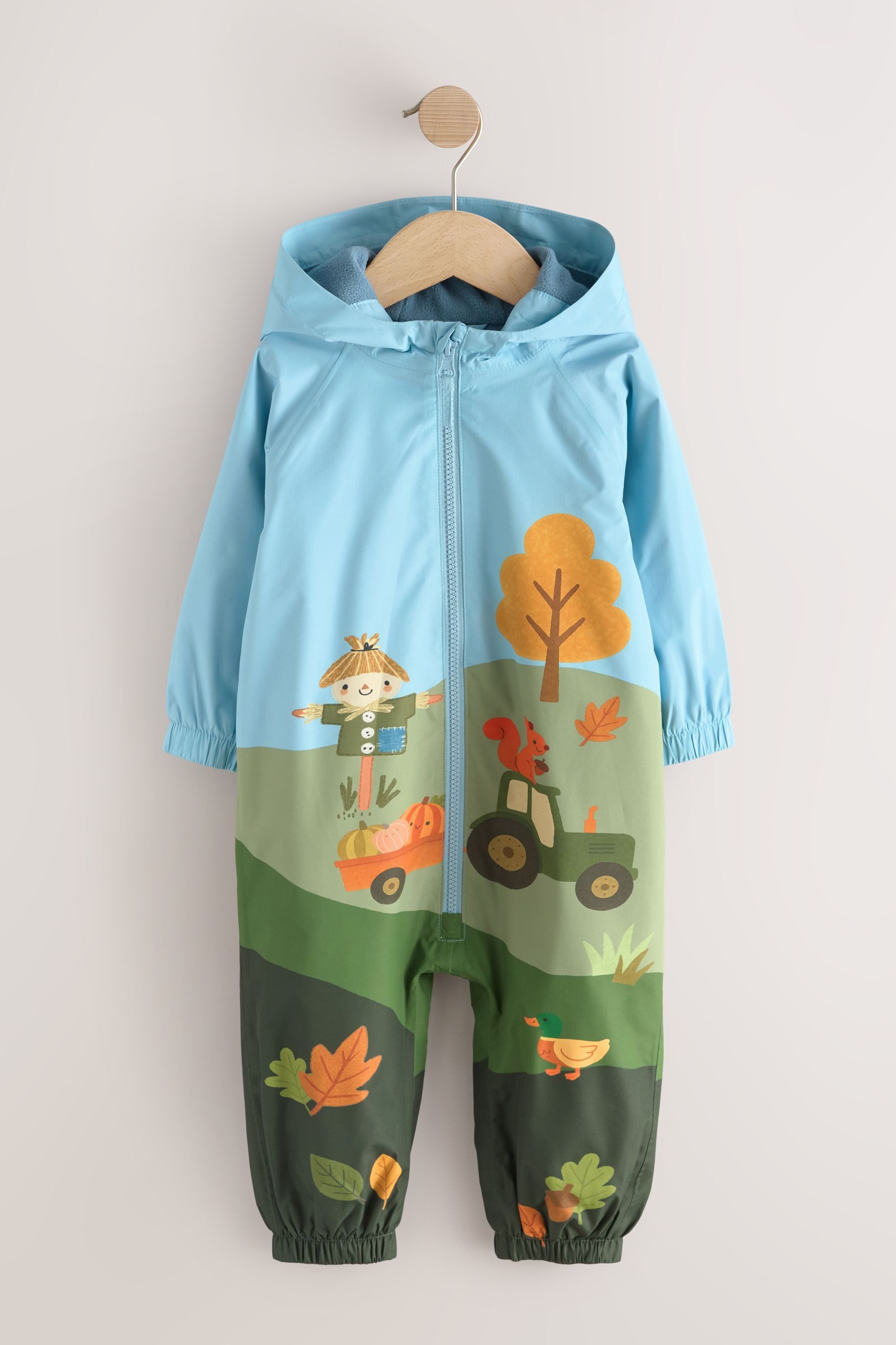 Next Regenoverall Wasserdichter Matschanzug mit Fleecefutter (1-tlg)