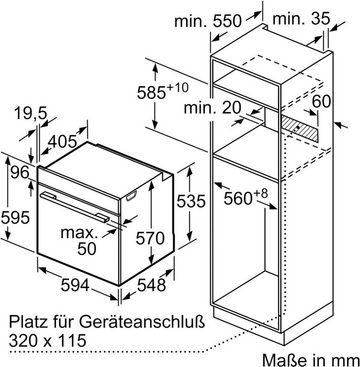 NEFF Backofen-Set XB38, mit Teleskopauszug nachrüstbar, CircoTherm® Heißluftsystem