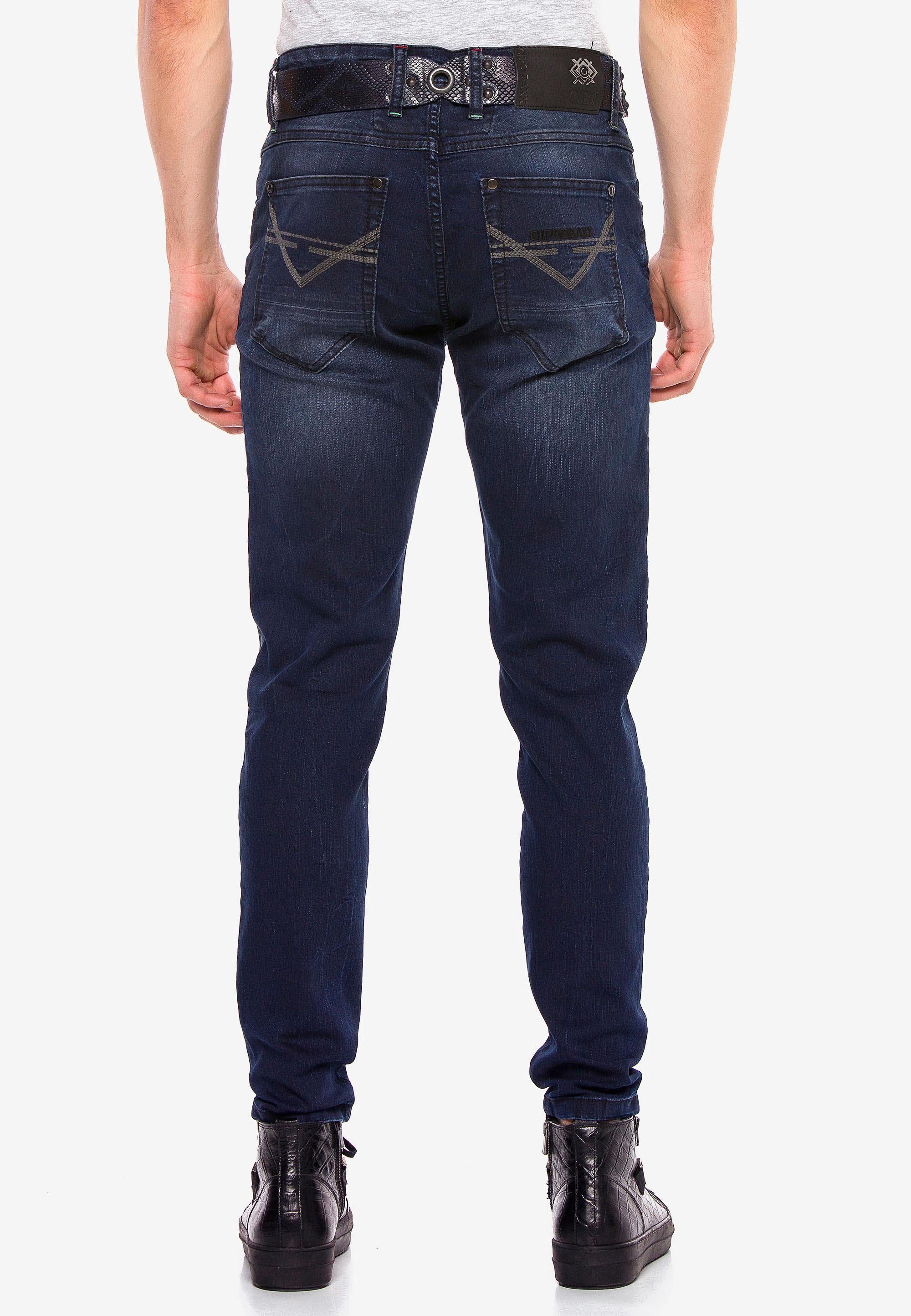 Baxx & Slim-Fit Slim-fit-Jeans im Cipo Schnitt