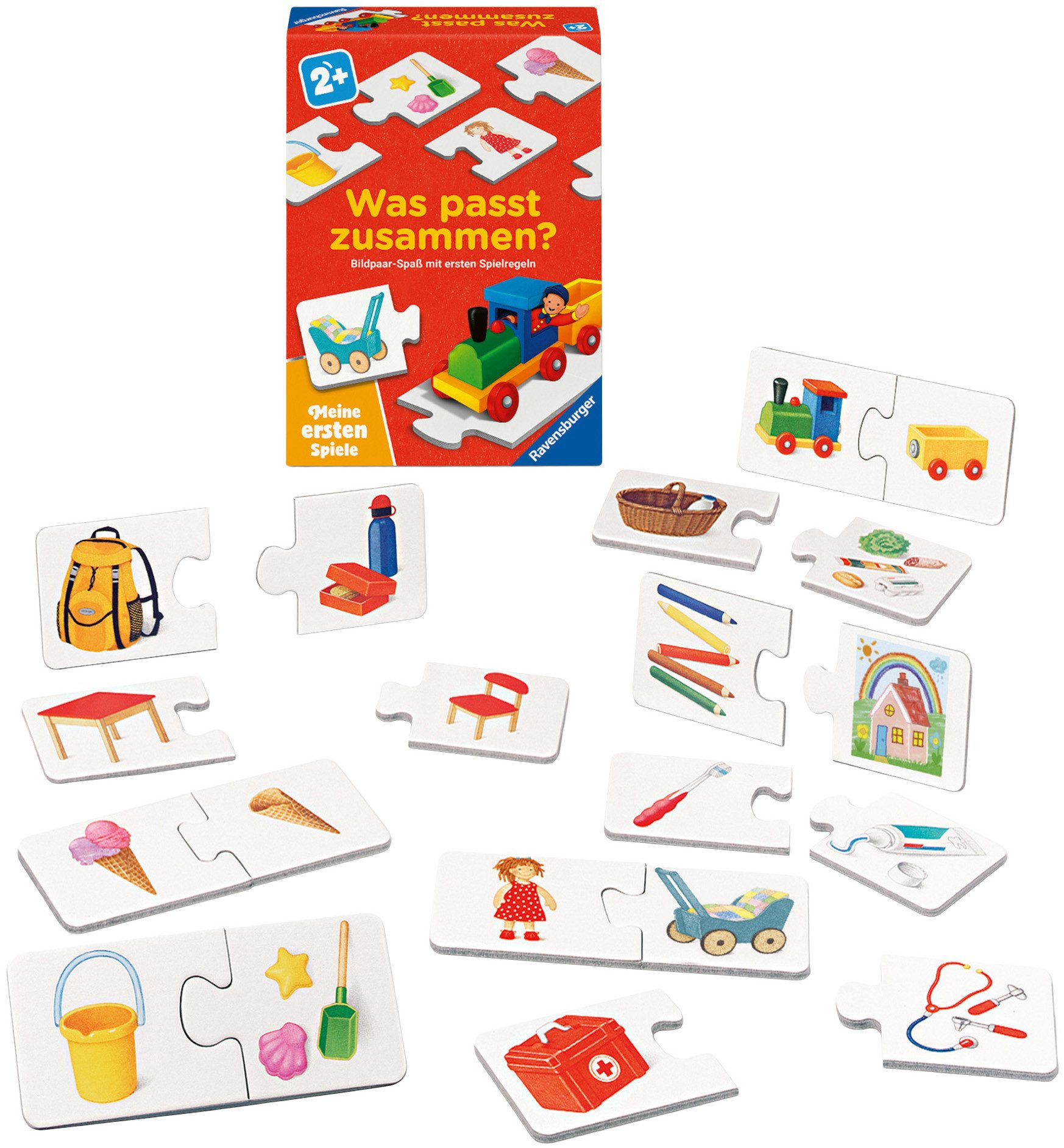 Ravensburger Spiel Was passt zusammen?, Kinderspiel, Made in Europe