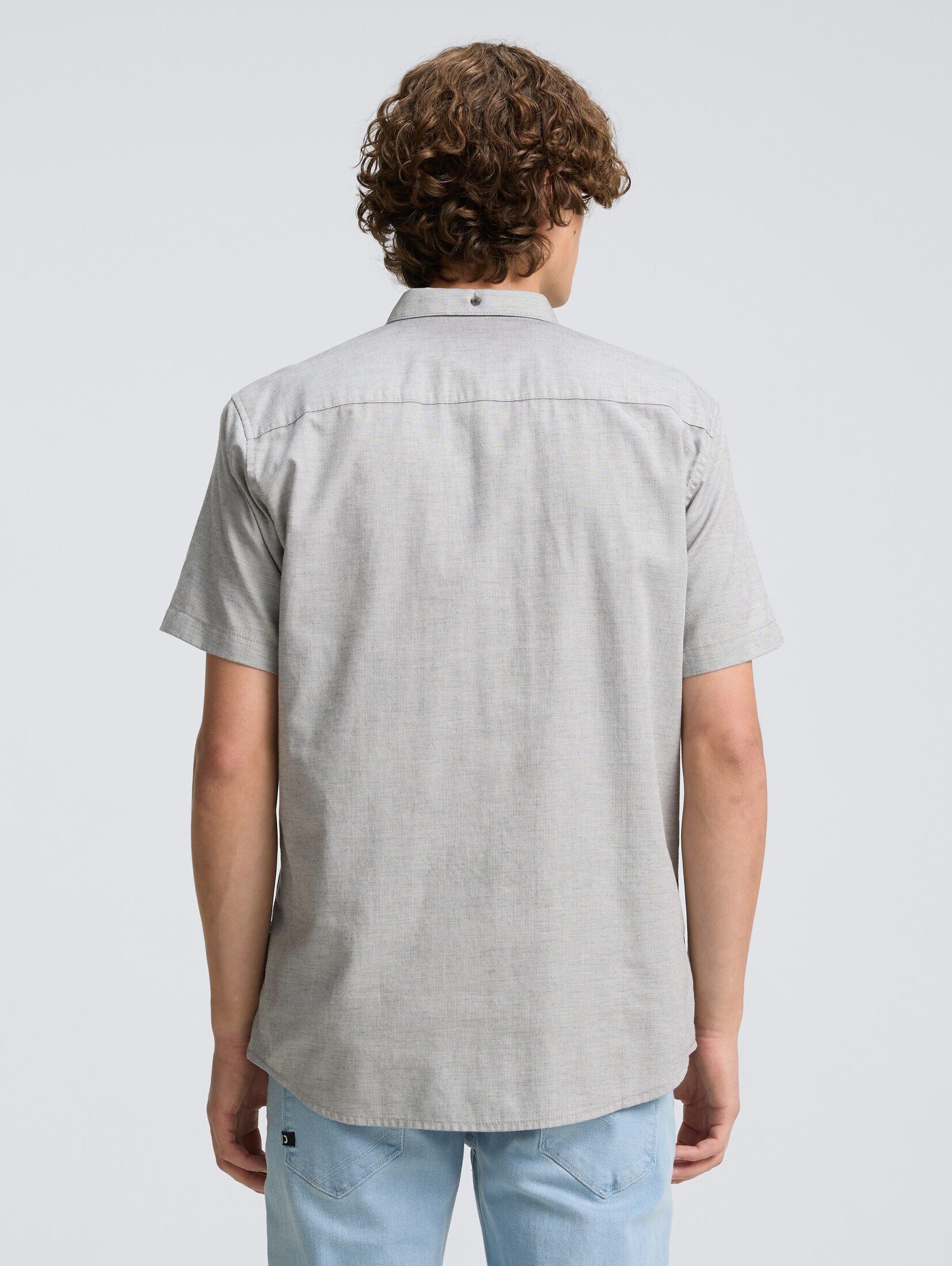 TOM TAILOR Denim Kurzarmhemd Blusen & Shirts Regular Fit Kurzarmhemd mit Brusttasche