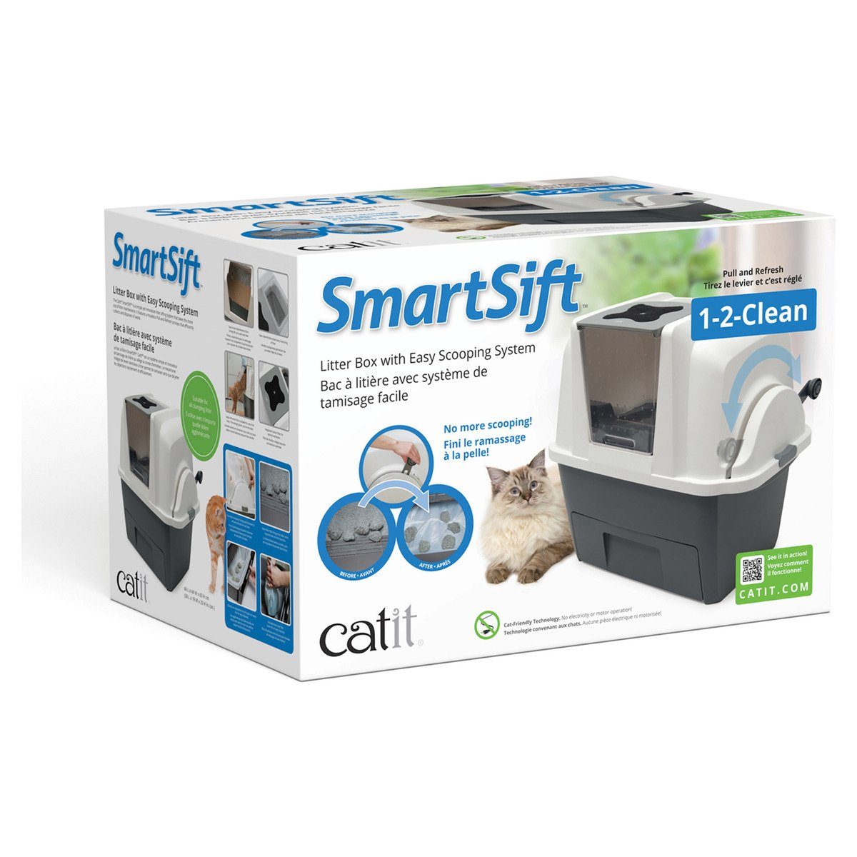 Catit Katzentoilette SmartSift selbstreinigende Katzentoilette