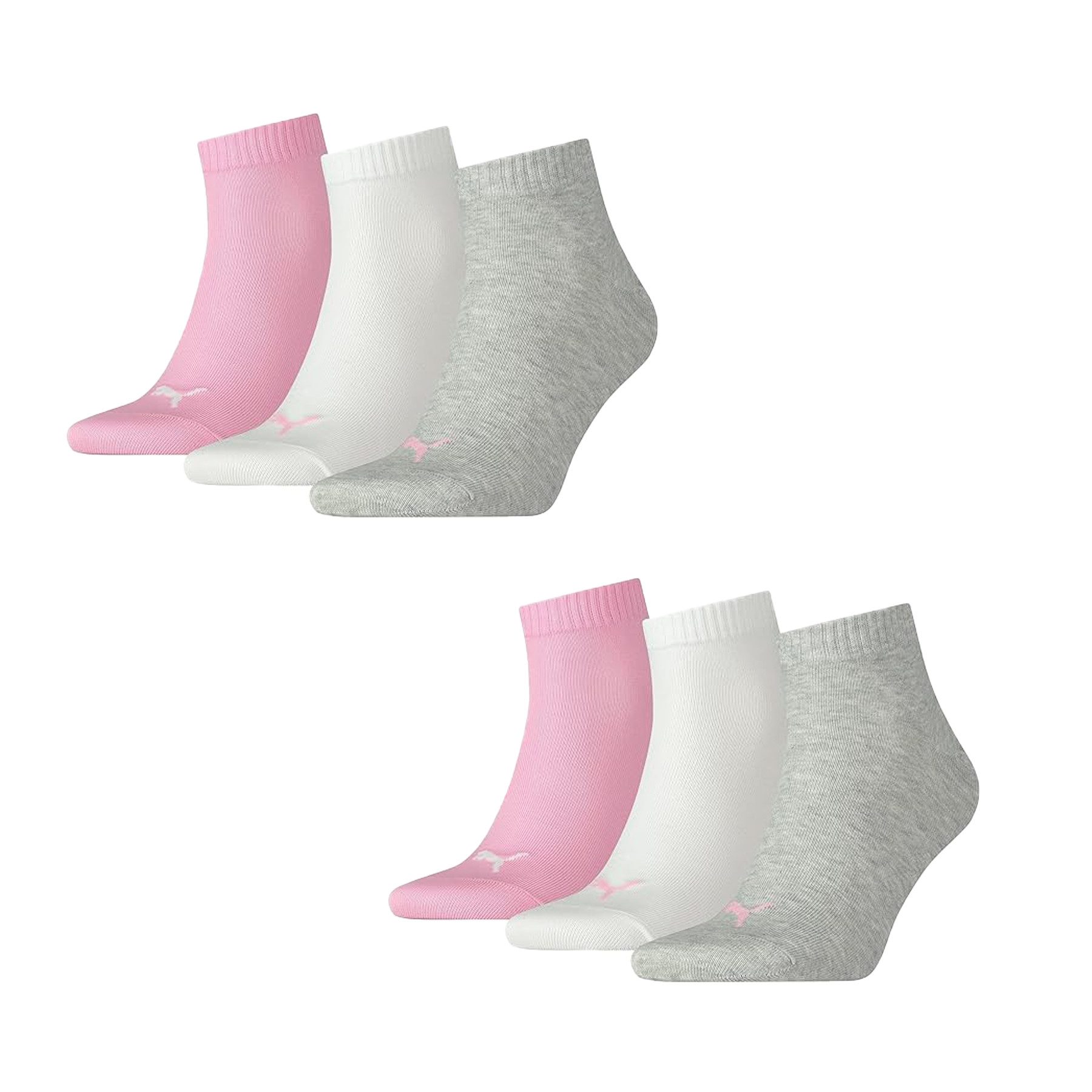PUMA Kurzsocken Bequeme Quarter Socken aus Baumwollmischung (6-Paar) günstig online kaufen