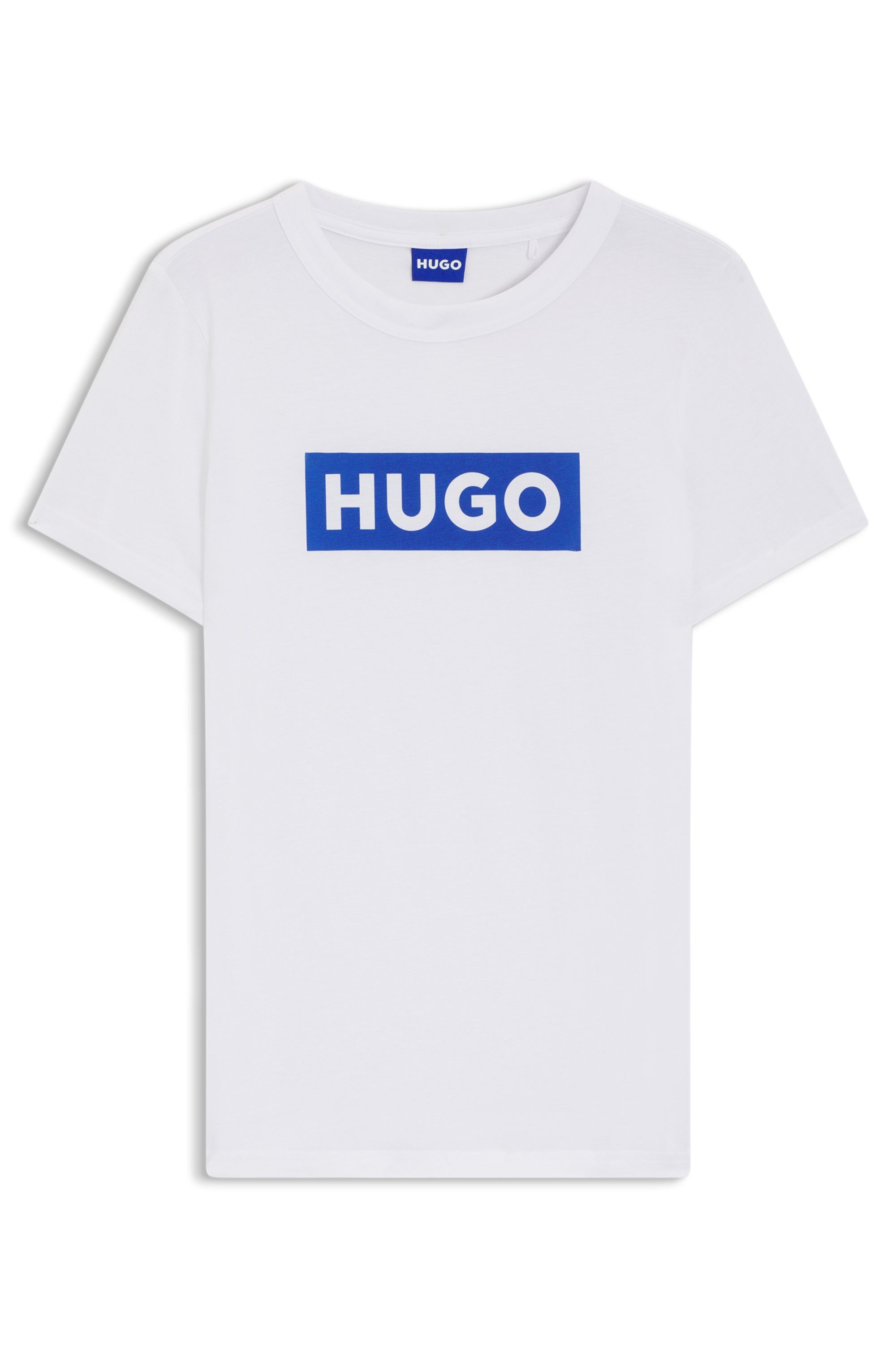 HUGO Blue T-Shirt Classic Tee mit Rundhals, Logodruck günstig online kaufen