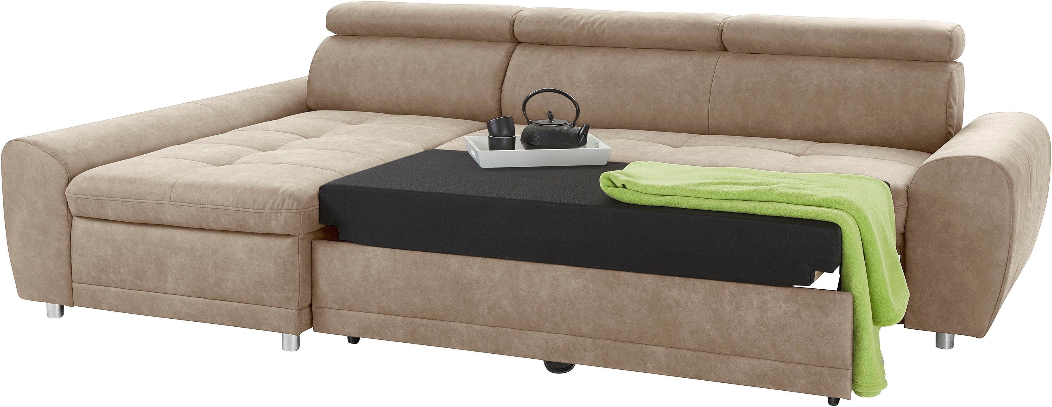 sit&more Ecksofa "Riva L-Form" inklusive Kopteilverstellung, wahlweise mit günstig online kaufen
