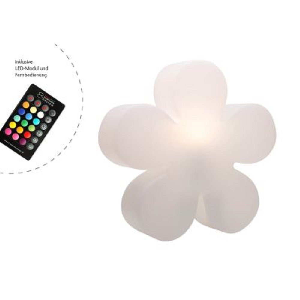 8 seasons design LED Dekolicht Shining Flower 40cm LED