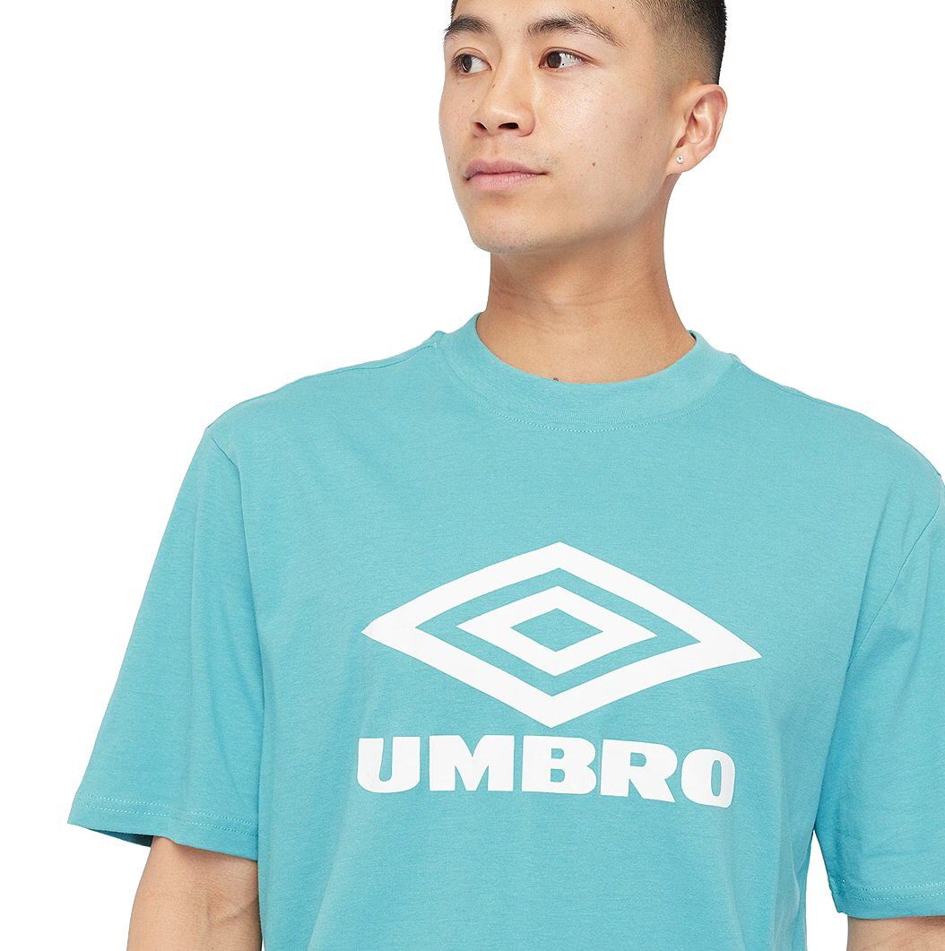 Umbro T-Shirt Diamond Logo Tee (Baumwolle) hellblau/weiss Herren