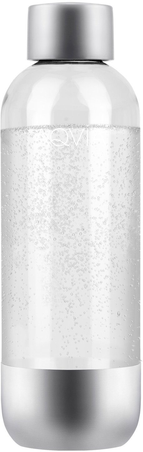 AQVIA Wassersprudler Flasche, (1-tlg), PET, Inhalt 1000 ml