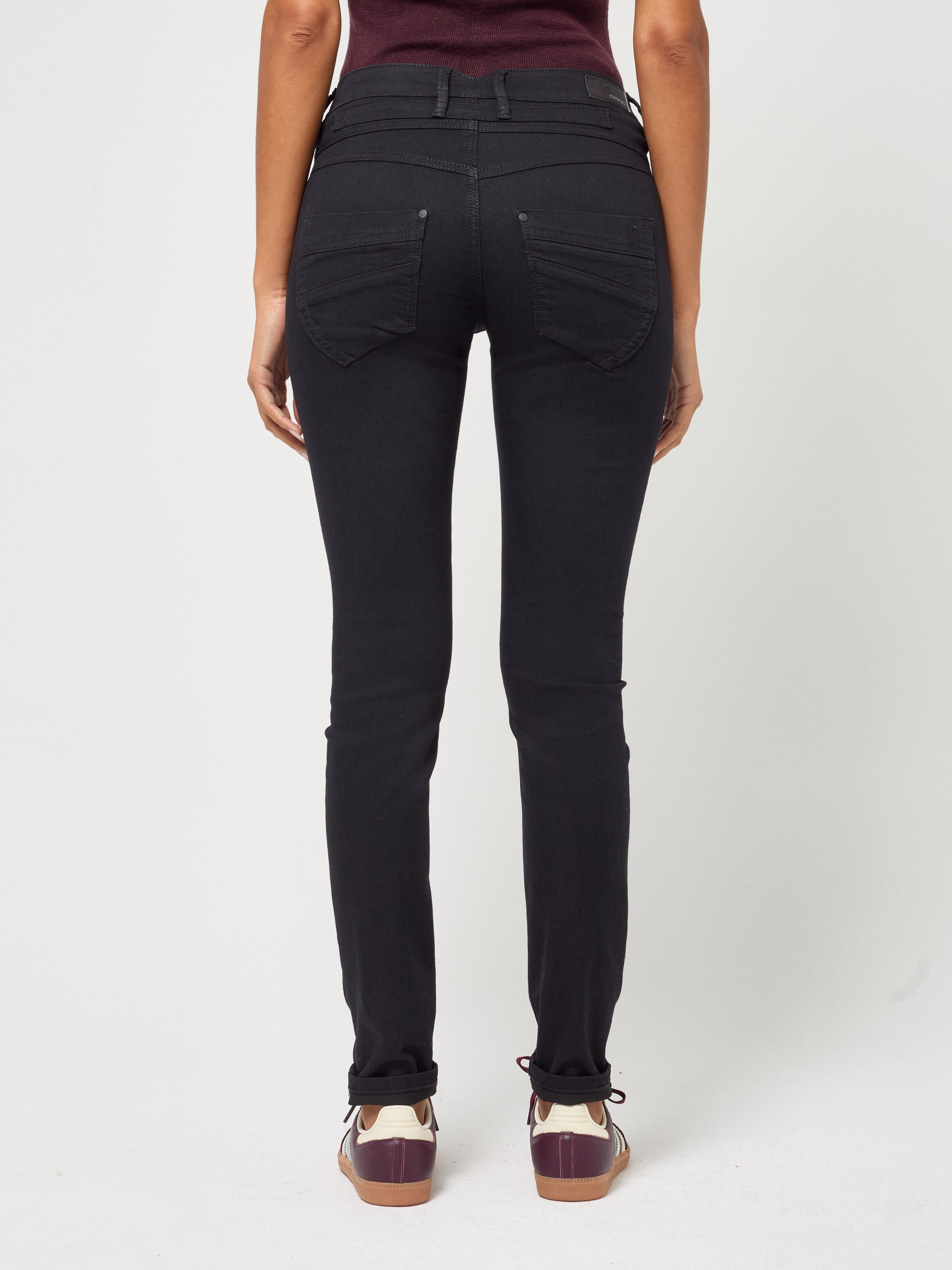 GANG Skinny-fit-Jeans 94MEDINA mit stylischer halb offener Knopfleiste günstig online kaufen