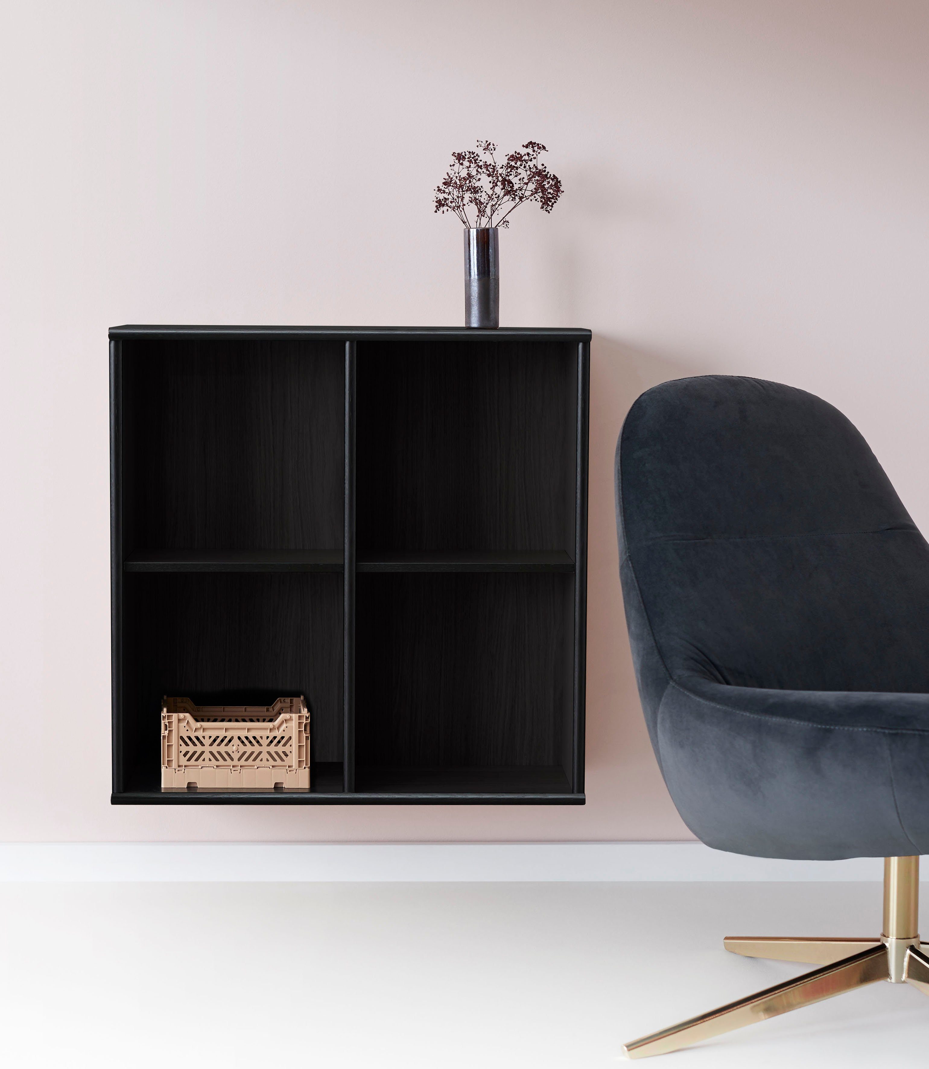 Hammel Furniture Regal Mistral, Hochwertig Hängeregal, Wandregal, Verstellbar Einlegeböden, B:70 cm, T:27 cm, anpassungsbar Designmöbel