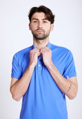 SPORTKIND Funktionsshirt Golf Polo Shirt Kurzarm Jungen & Herren kornblumen blau