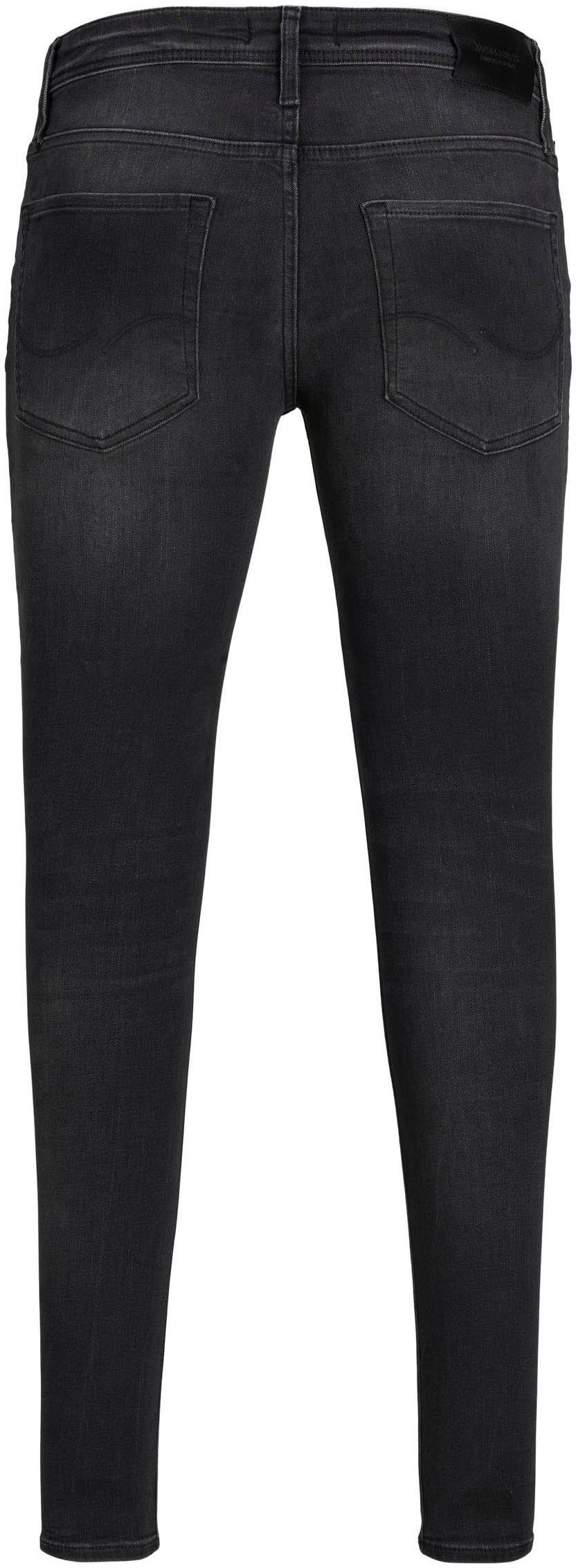 Jack TOM black-denim ORIGINAL Jones & Skinny-fit-Jeans