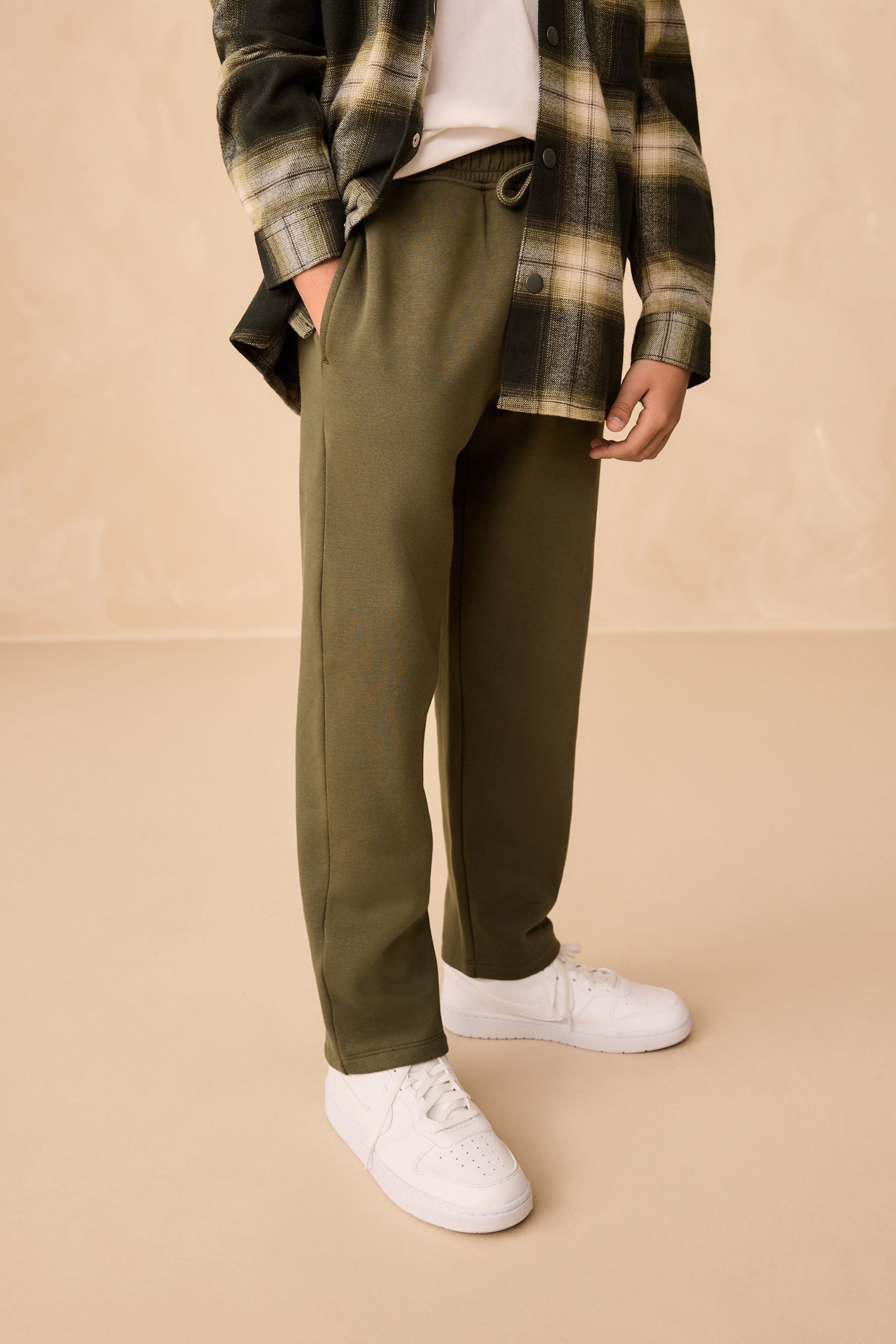 Jogginghose Regular Fit Jogginghose ohne Bündchen