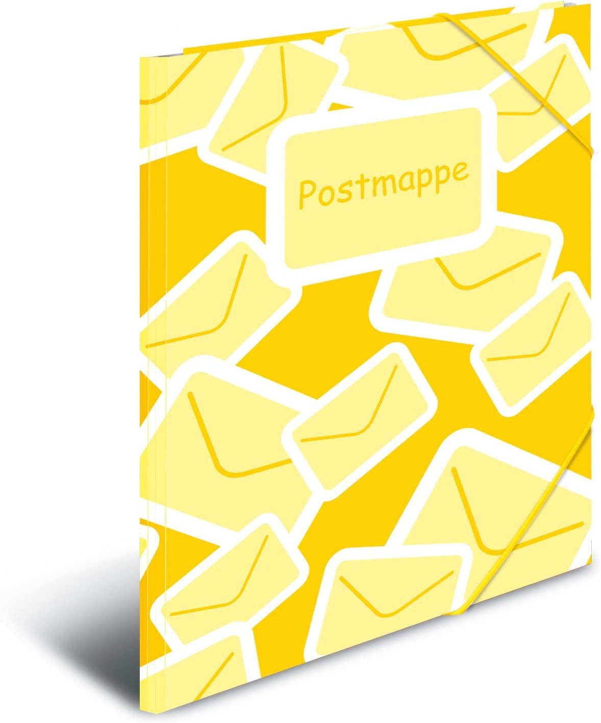 HERMA Organisationsmappe HERMA Postmappe mit Gummizug, DIN A4, PP, gelb