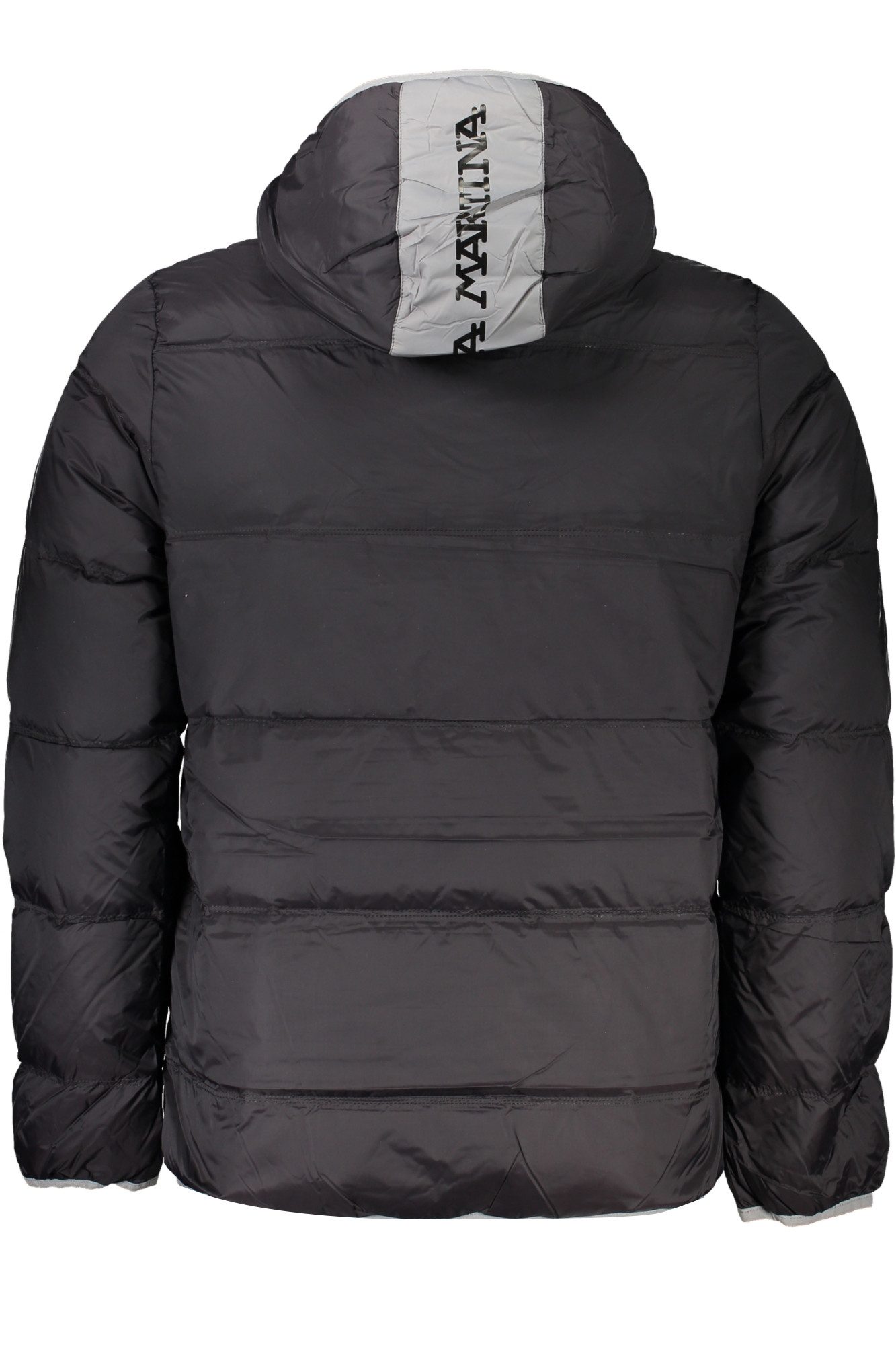La Martina Outdoorjacke Herrenjacke Schwarz: Leichte Kapuzenjacke mit Stickerei & Taschen