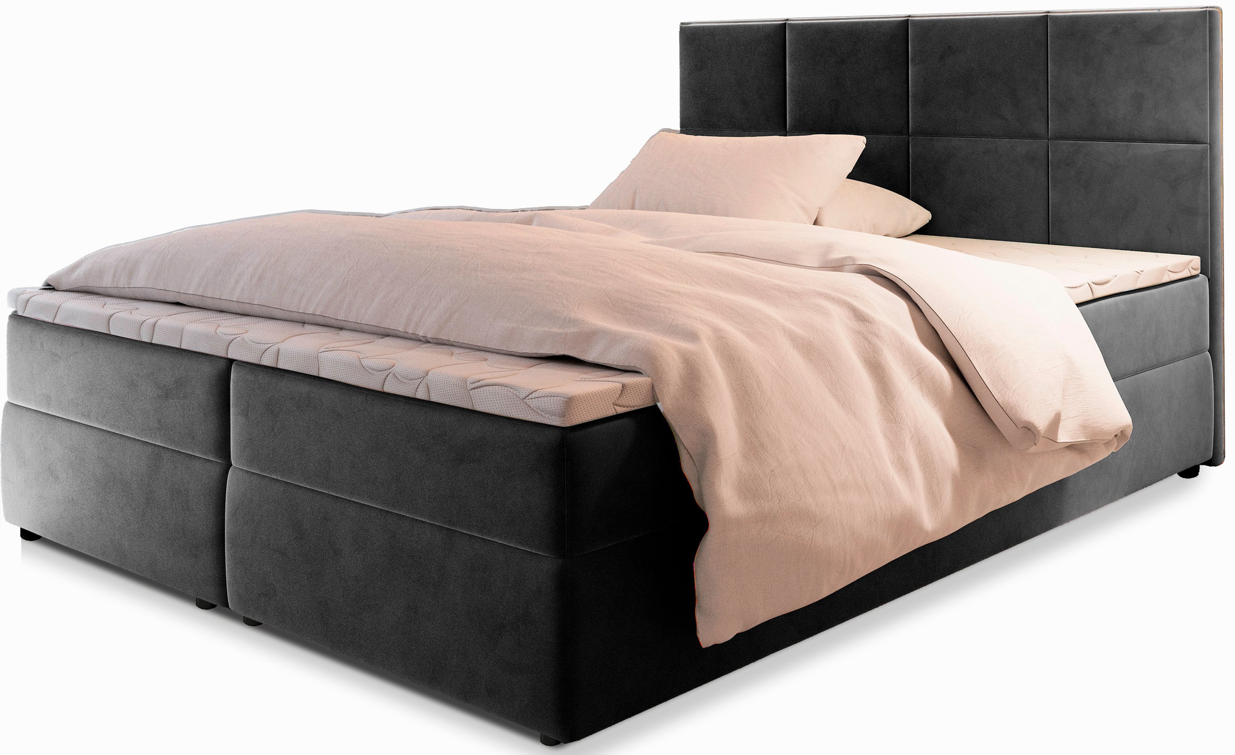 Masseno Boxbett LENA 140x200 cm mit Bonell Matratze und Topper günstig online kaufen