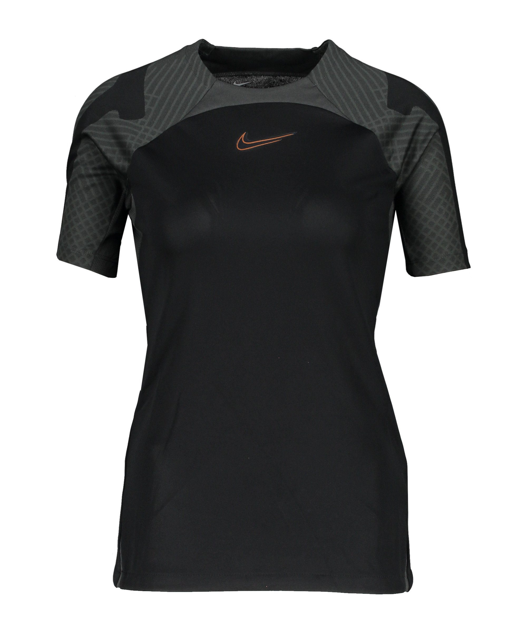 default Nike Damen T-Shirt T-Shirt Strike schwarzgrau