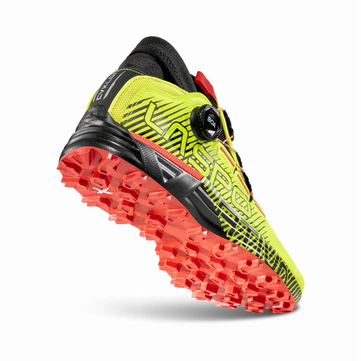 La Sportiva Trail-Laufschuhe Cyklon (BOA®-Fit-System) gelb/goji Herren Wand günstig online kaufen