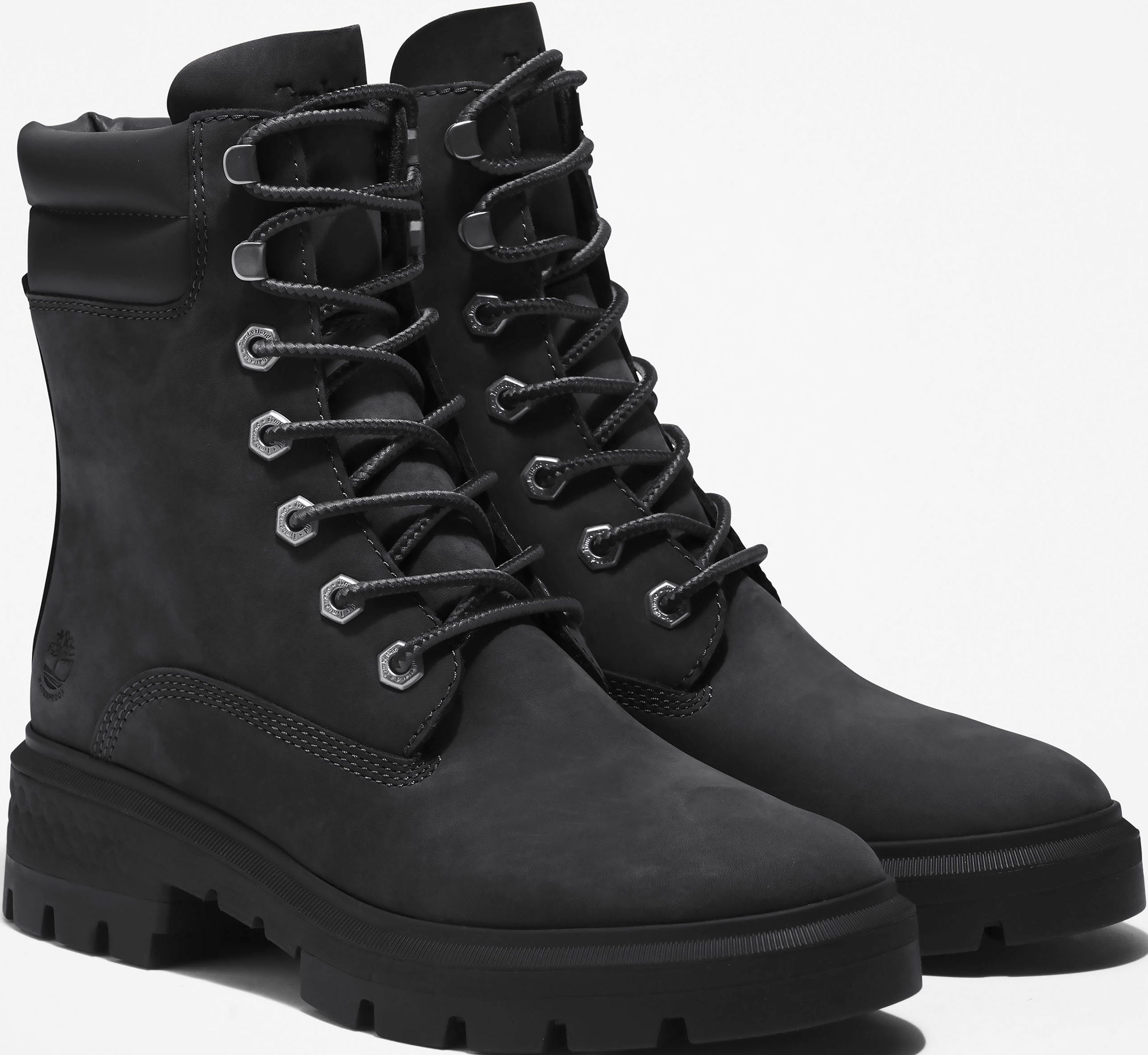 Timberland Cortina Valley 6in BT wasserdicht WP schwarz Schnürstiefel