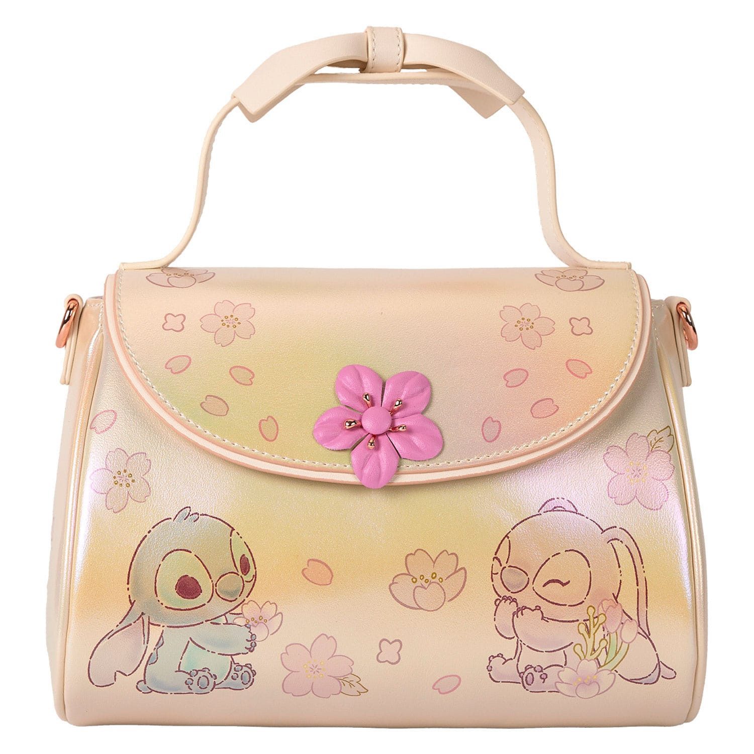 Loungefly Umhängetasche Disney by Loungefly Umhängetasche Bow Handle Cute Stitch (1-tlg), Sehr hochwertig und edel
