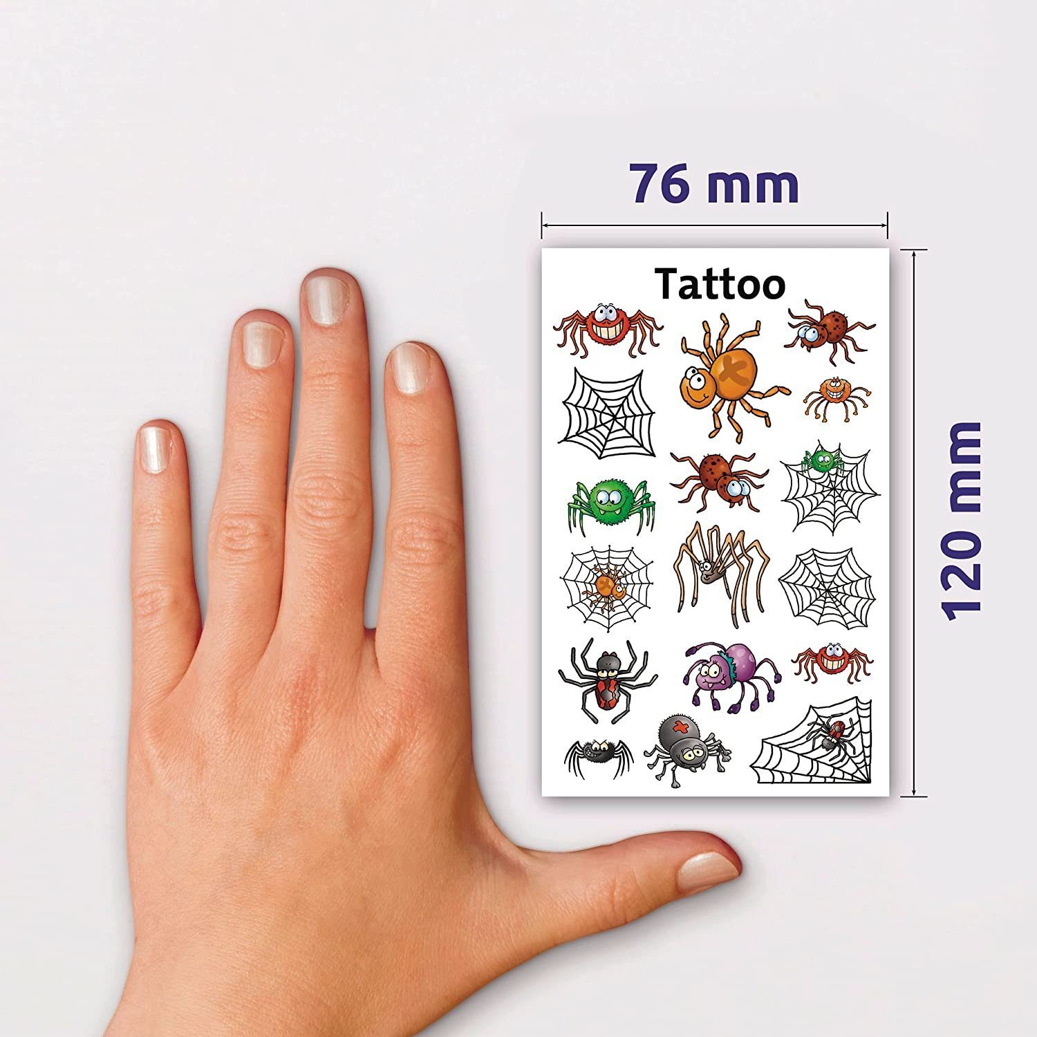 Avery Zweckform Kindertattoo Avery Zweckform - Tattoo Aufkleber - Tattoo Pferde beglimmert 56681
