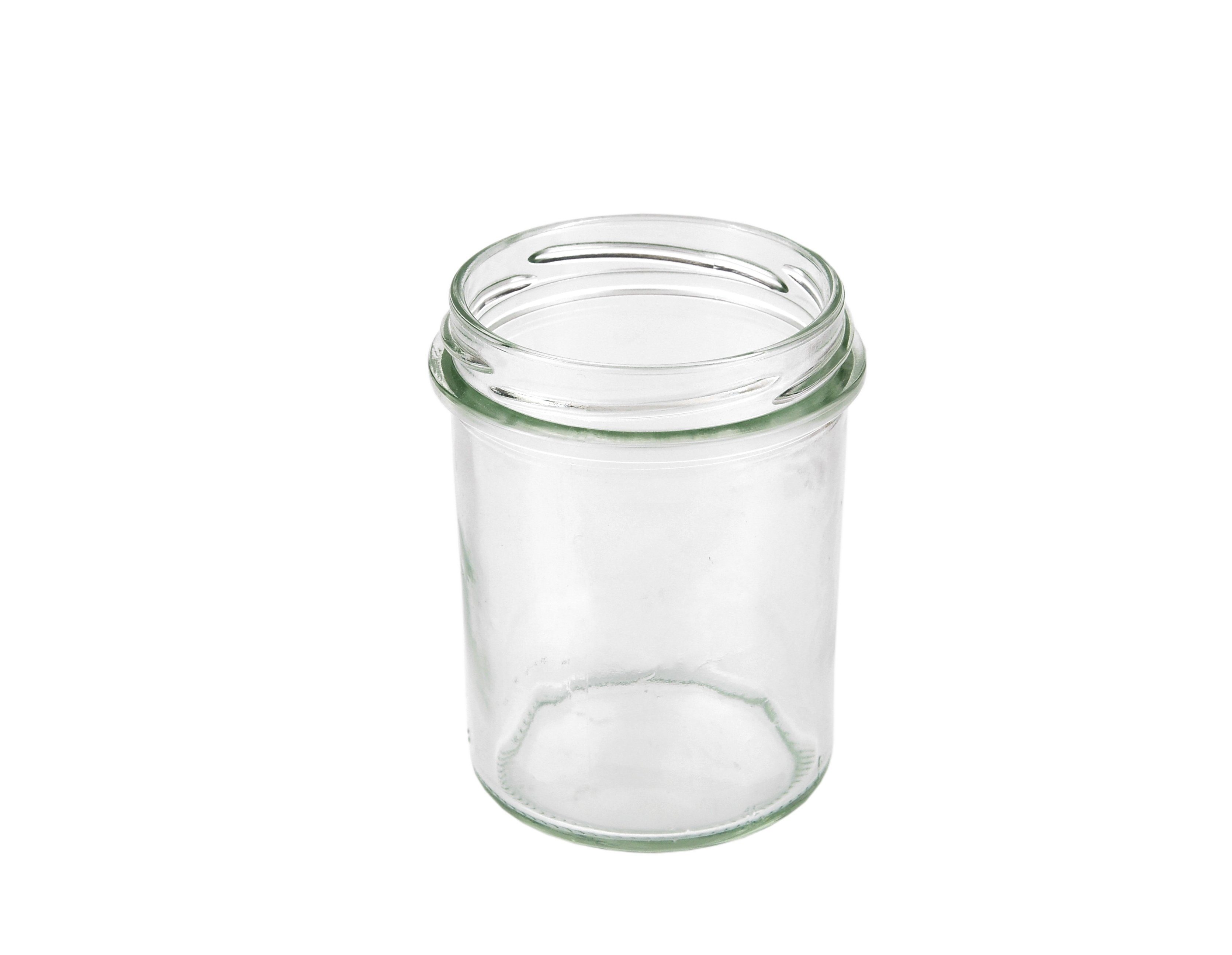 Sturzglas To incl. Set 12er HOCH schwarzer Einmachglas Rezeptheft, Glas Deckel 66 MamboCat ml 230