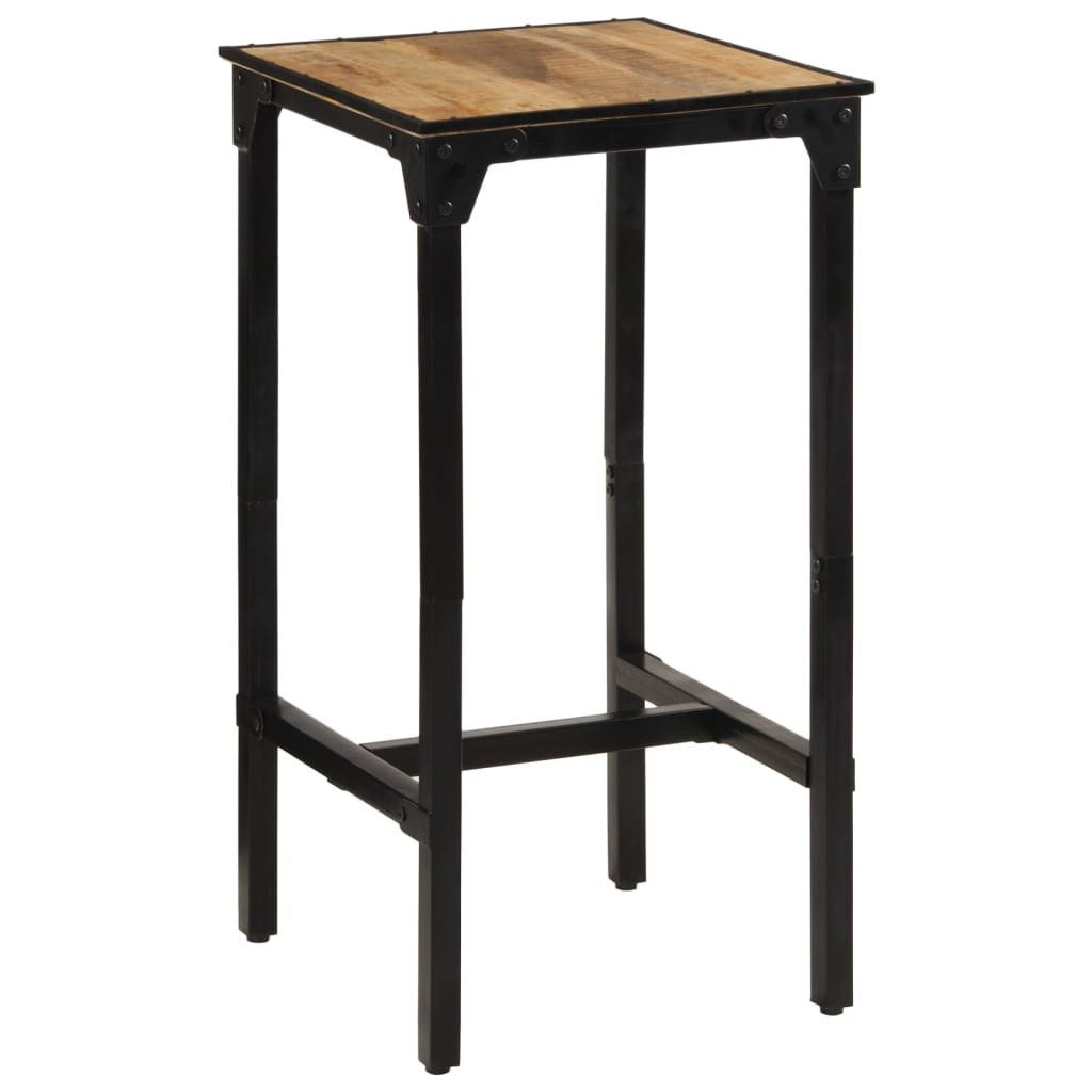vidaXL Barhocker Bartisch 60x55x107 cm Raues Massivholz (1 St)