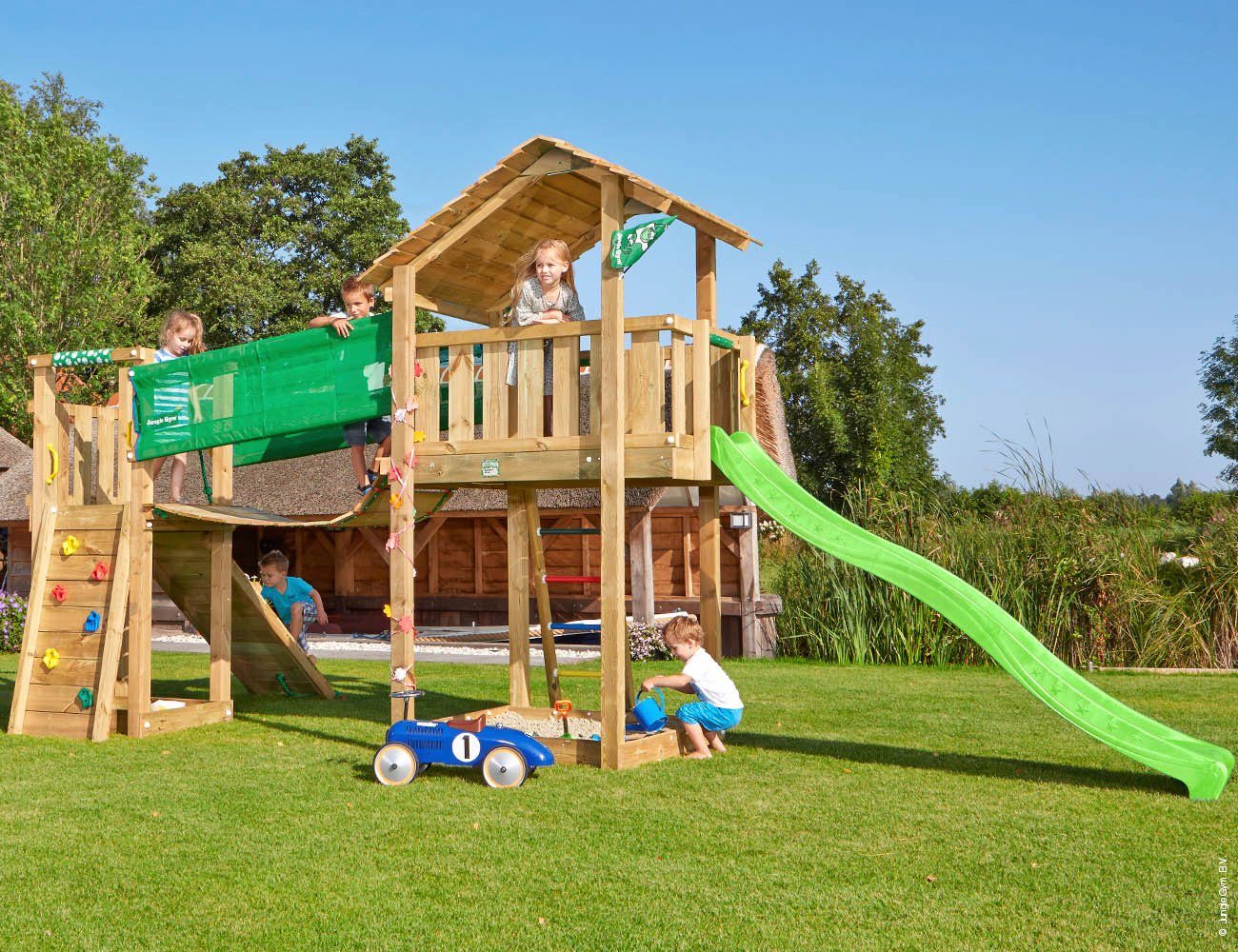 Jungle Gym Spielturm Jungle Shelter Bridge, BxTxH: 633x244x290 cm