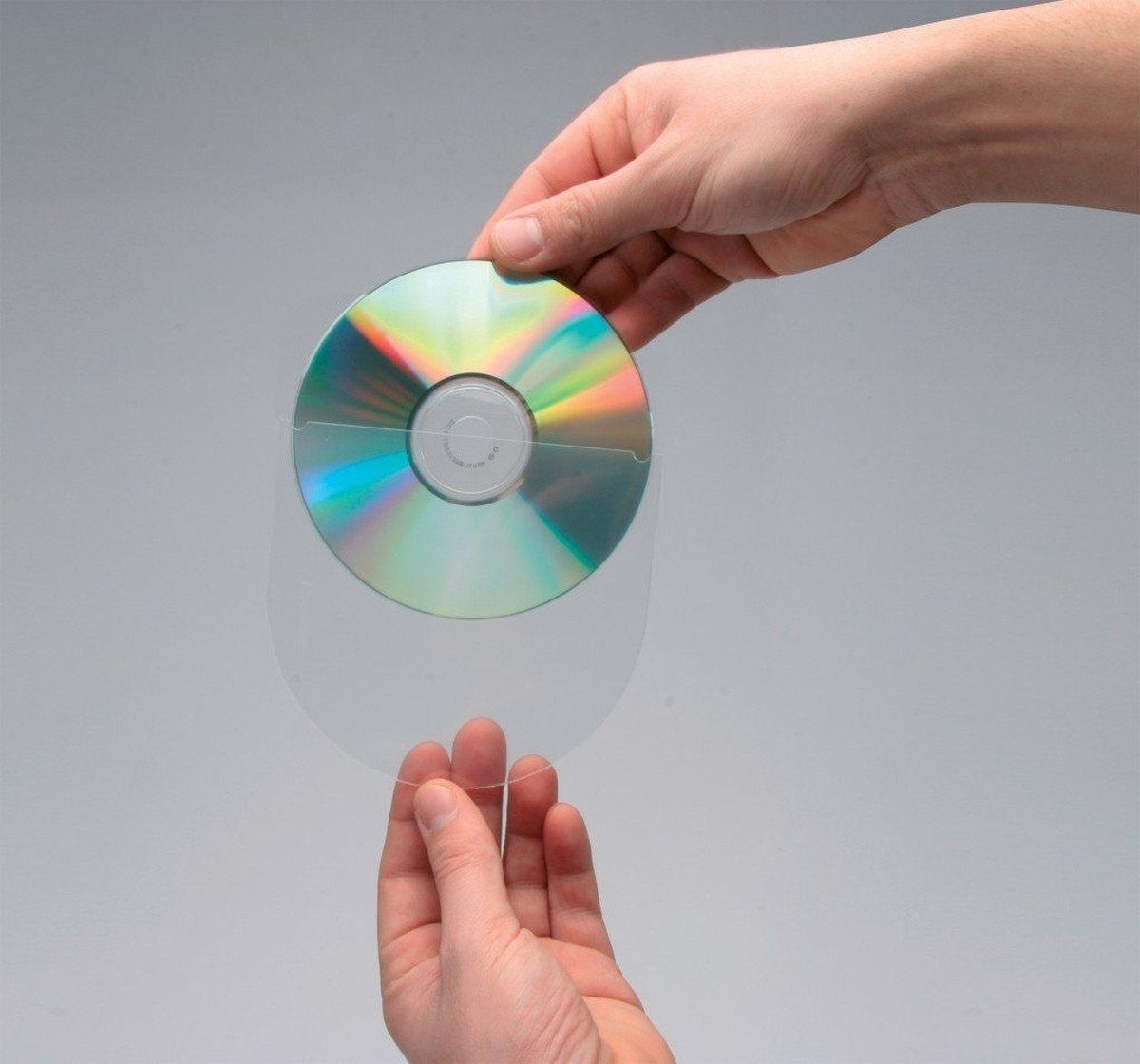 Connect Aufbewahrungsbox CD/DVD-Hüllen PP transparent selbstklebend ohne Lasche VE=100 Stück