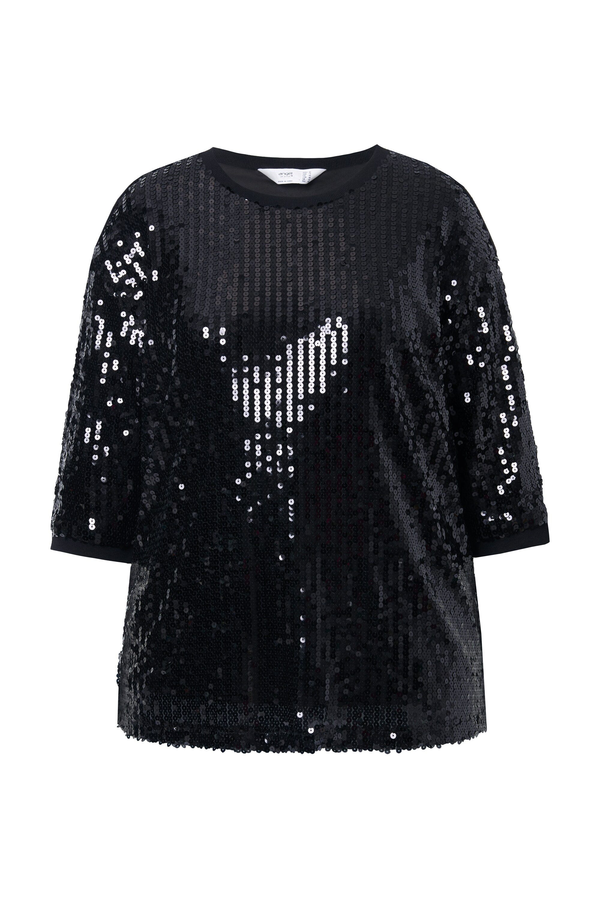 Angel of Style T-Shirt T-Shirt Boxy Fit Pailletten günstig online kaufen