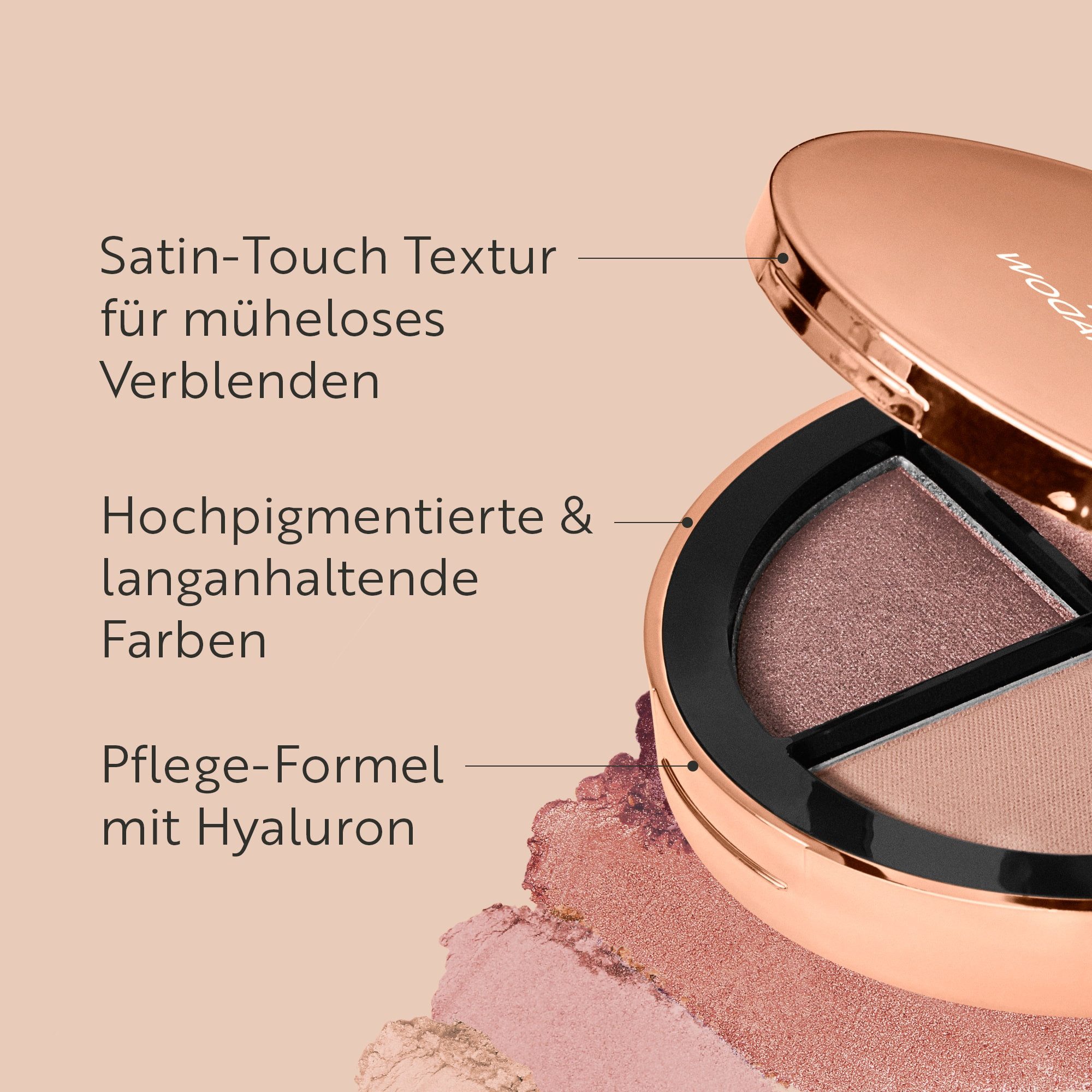 asambeauty Augen-Make-Up-Set Satin Eye Shadow Lidschatten Palette Collection No.6
