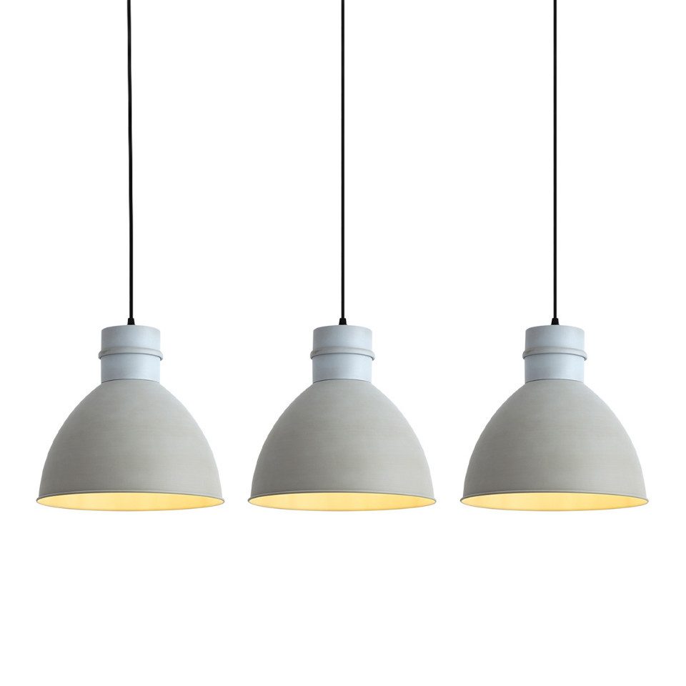 Qazqa Pendelleuchte Dory, QAZQA Hängeleuchte, Grau, Stahl, Modern