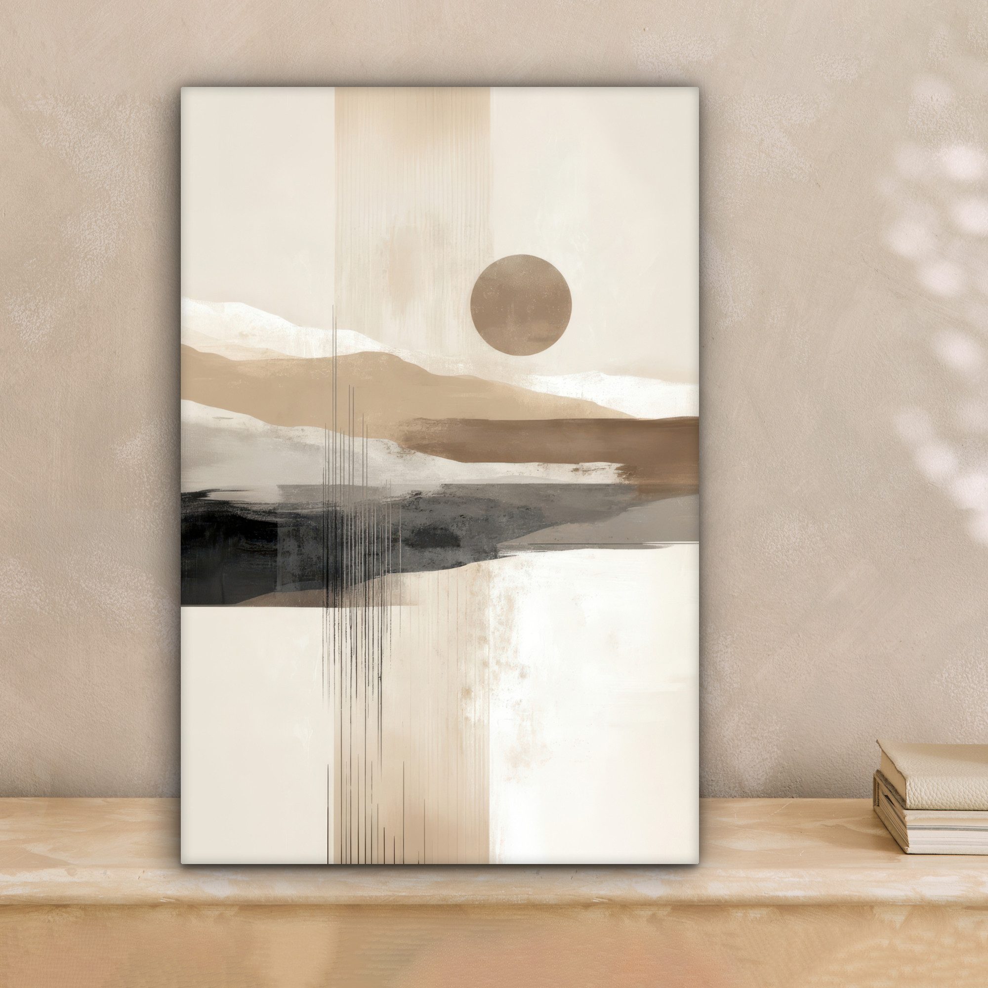 OneMillionCanvasses® Leinwandbild Minimalistisch - Landschaft - Dimension, günstig online kaufen