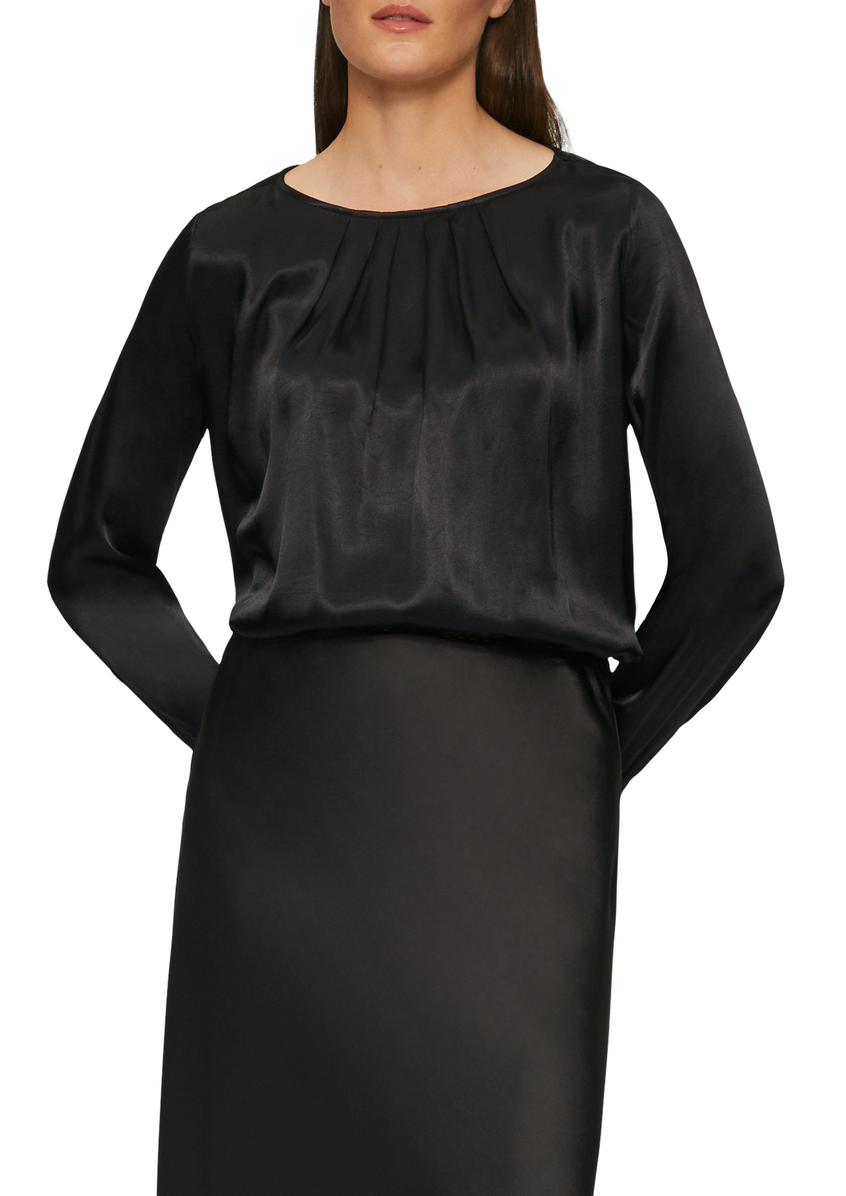 s.Oliver BLACK LABEL Langarmshirt mit U-Boot günstig online kaufen