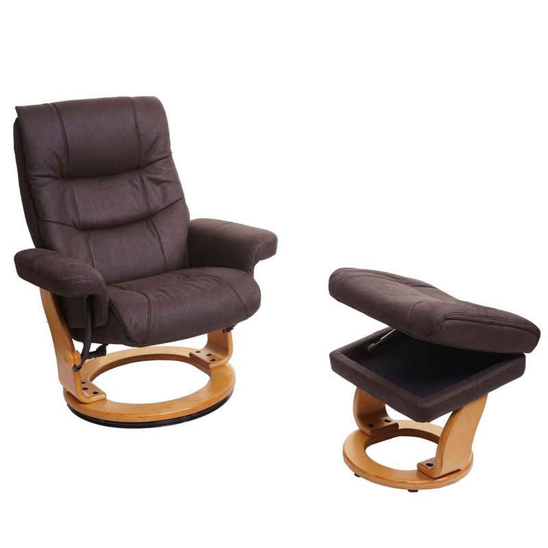 MCA furniture Relaxsessel »MCW-J42« (2-St), In drei Positionen arretierbar, Maximale Belastbarkeit: 110 kg, Um 360° drehbar, Markenware vom Premium-Hersteller MCA