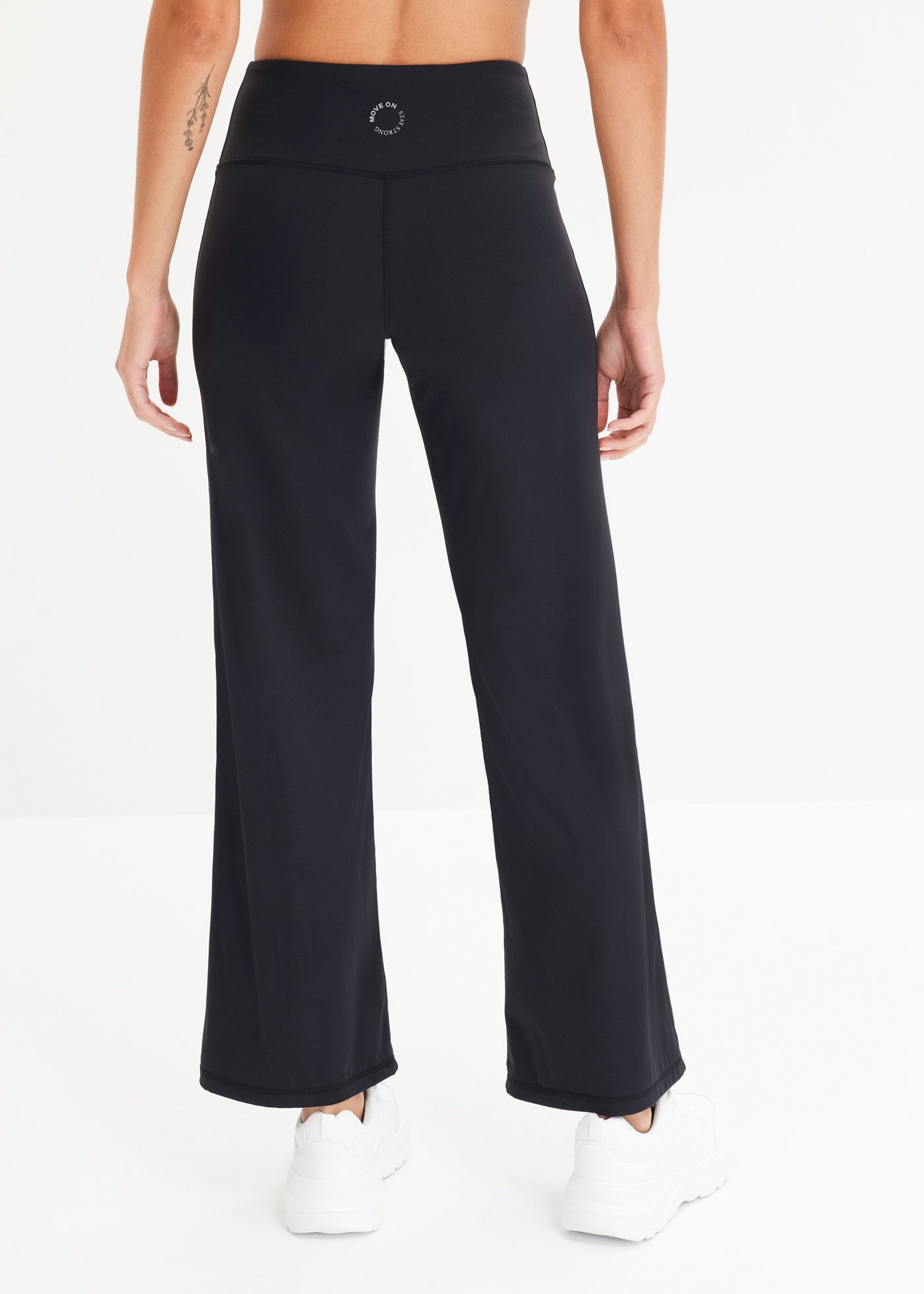 bonprix Funktionsleggings weiches Material, mit doppeltem Taillenbund, Regular Fit