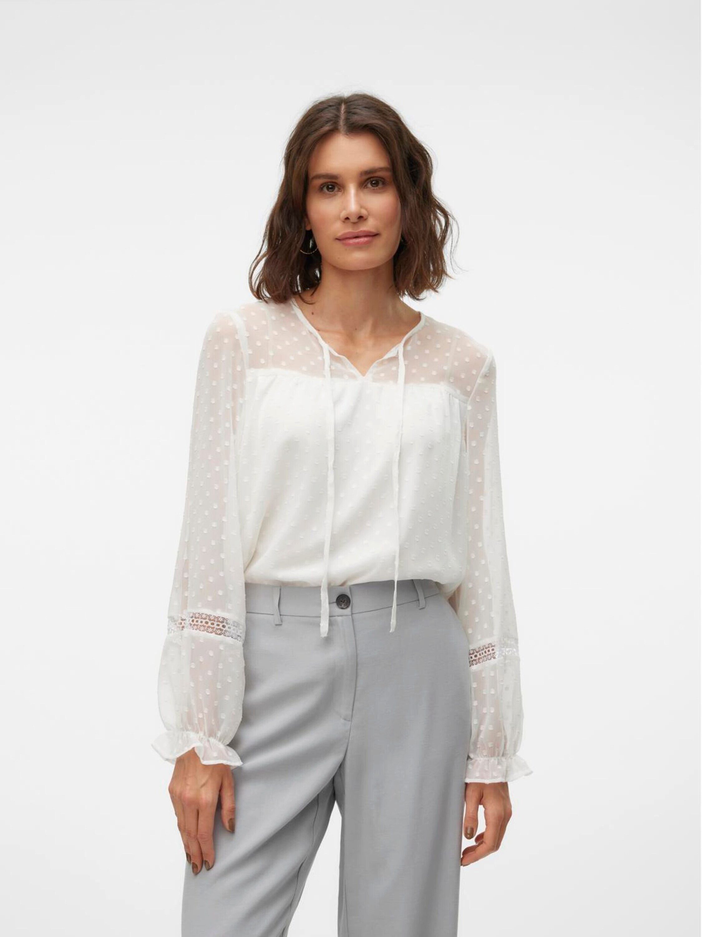 Vero Moda Funktionsbluse VMLEAH (1-tlg) Spitze günstig online kaufen
