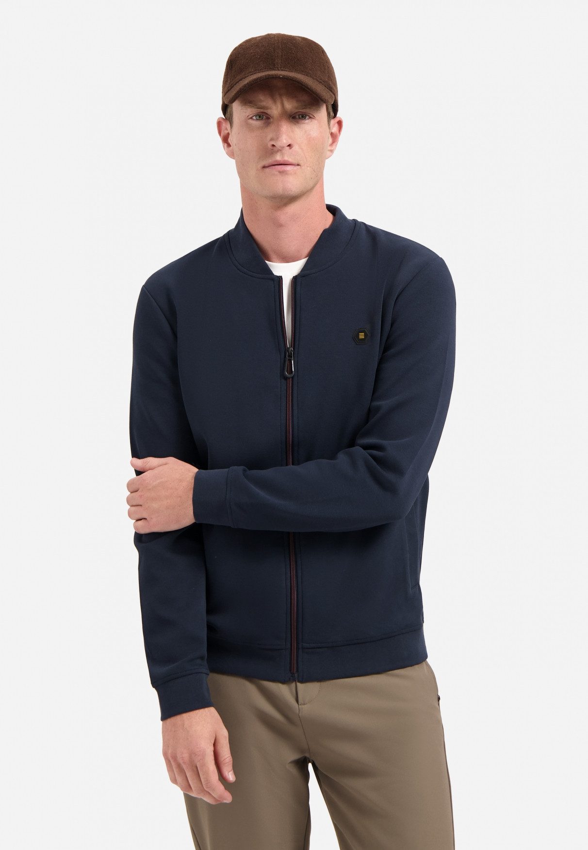 NO EXCESS Sweater No Excess Bomberweste von Timeless Basics
